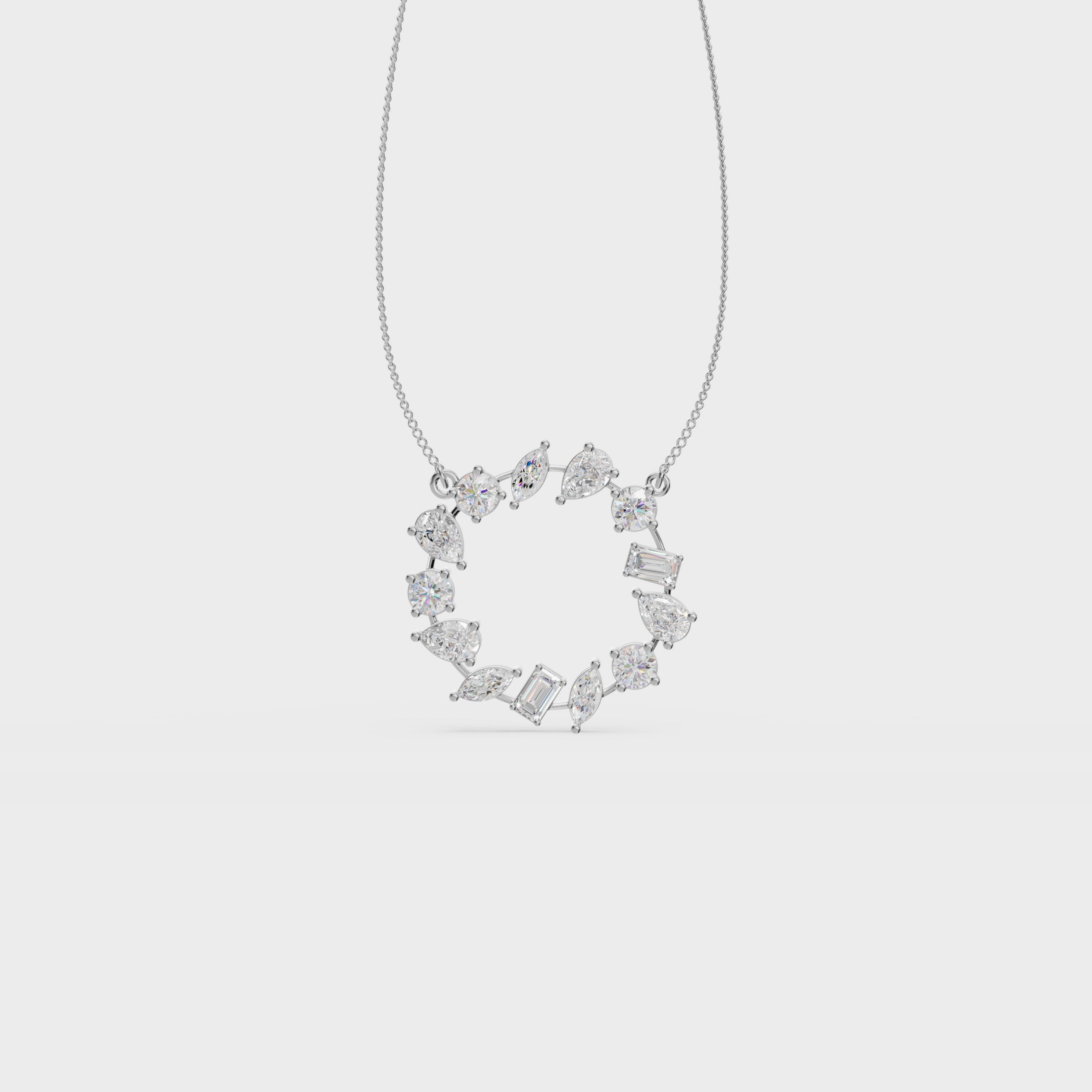 Celestial Orbit Diamond Pendant