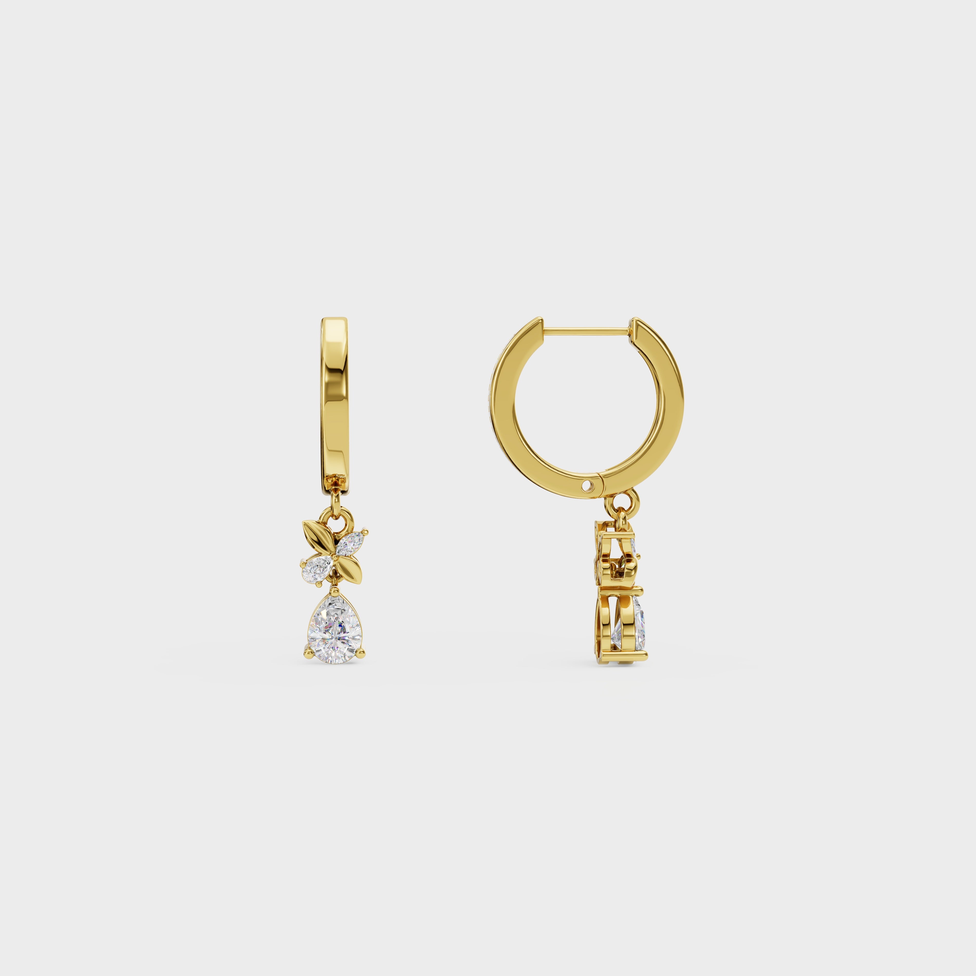 Butterfly Drop Earrings