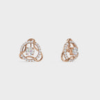 Modern Diamond 2 in 1 Earrings