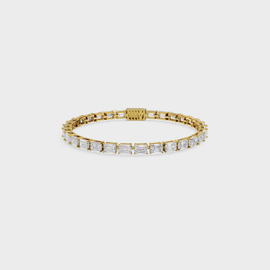 Classic Emerald Cut Diamond Bracelet