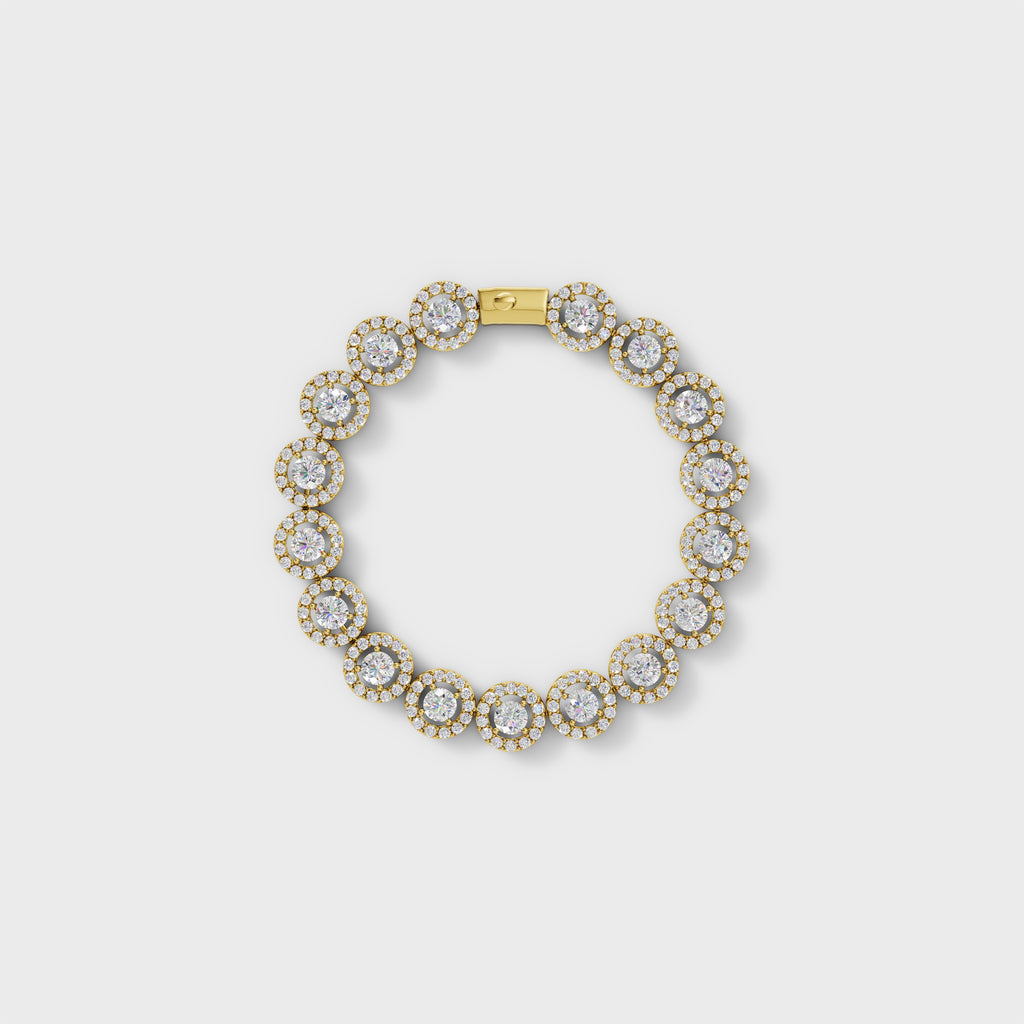 Halo Diamond Bracelet