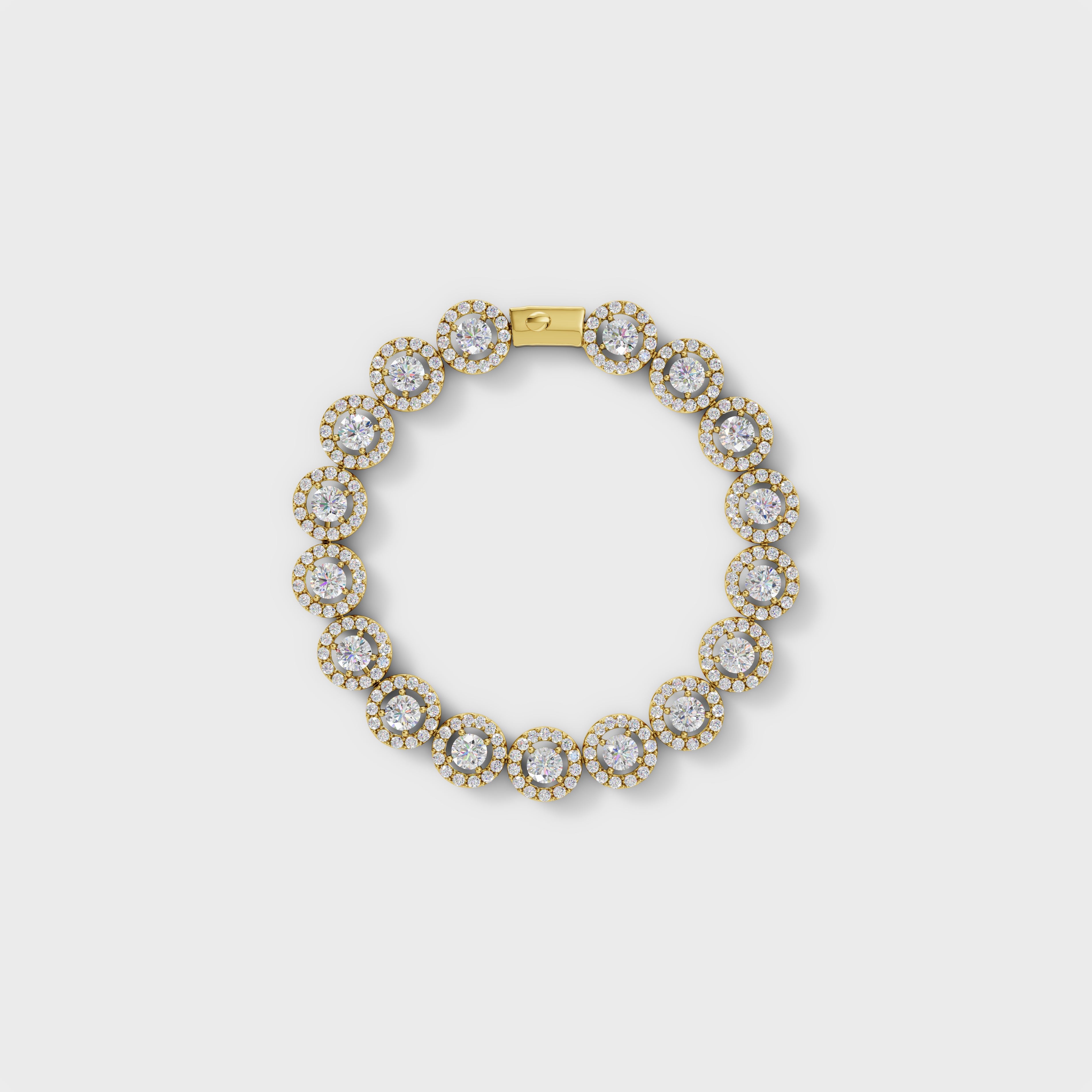 Halo Diamond Bracelet