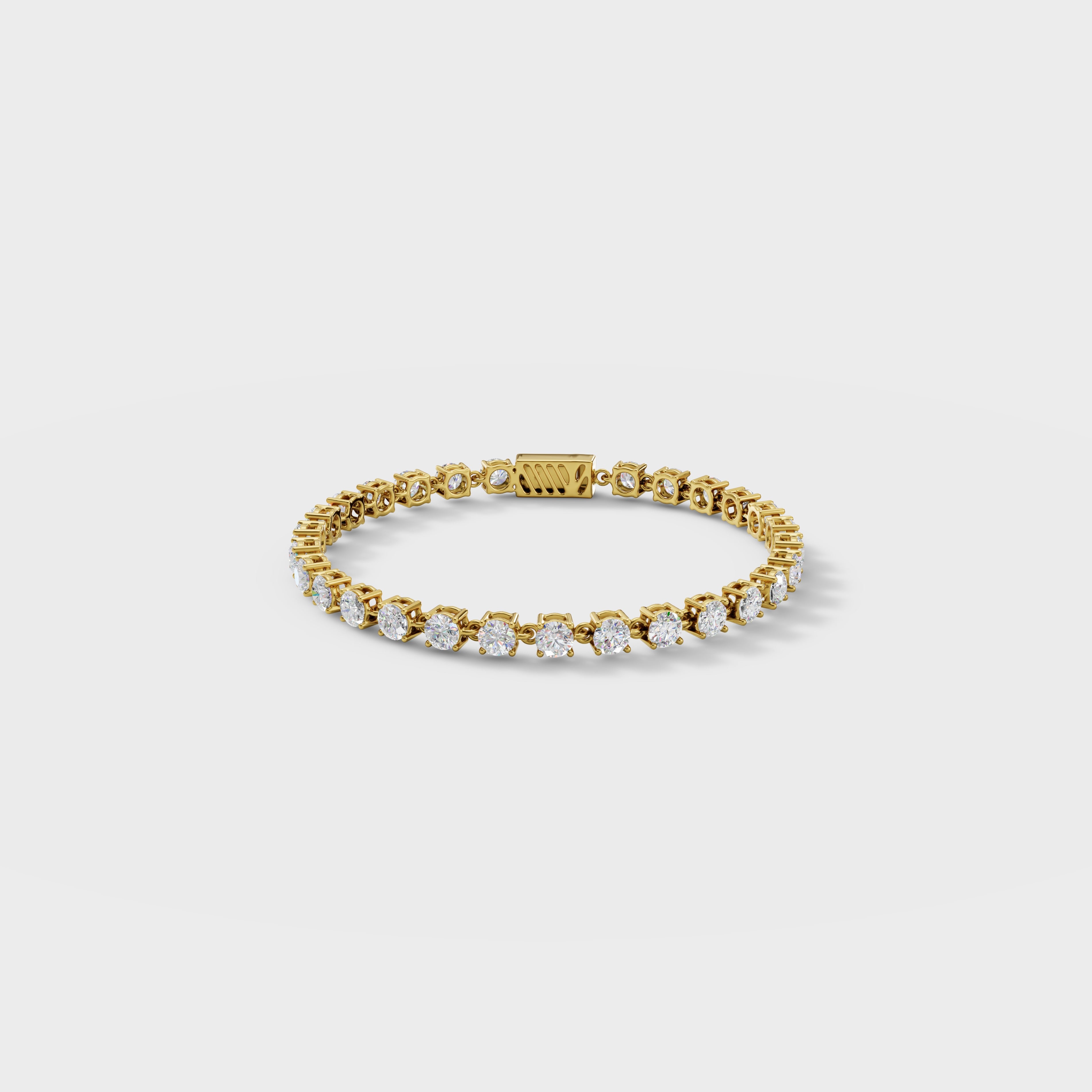 Round Cut Diamond Tennis Bracelet