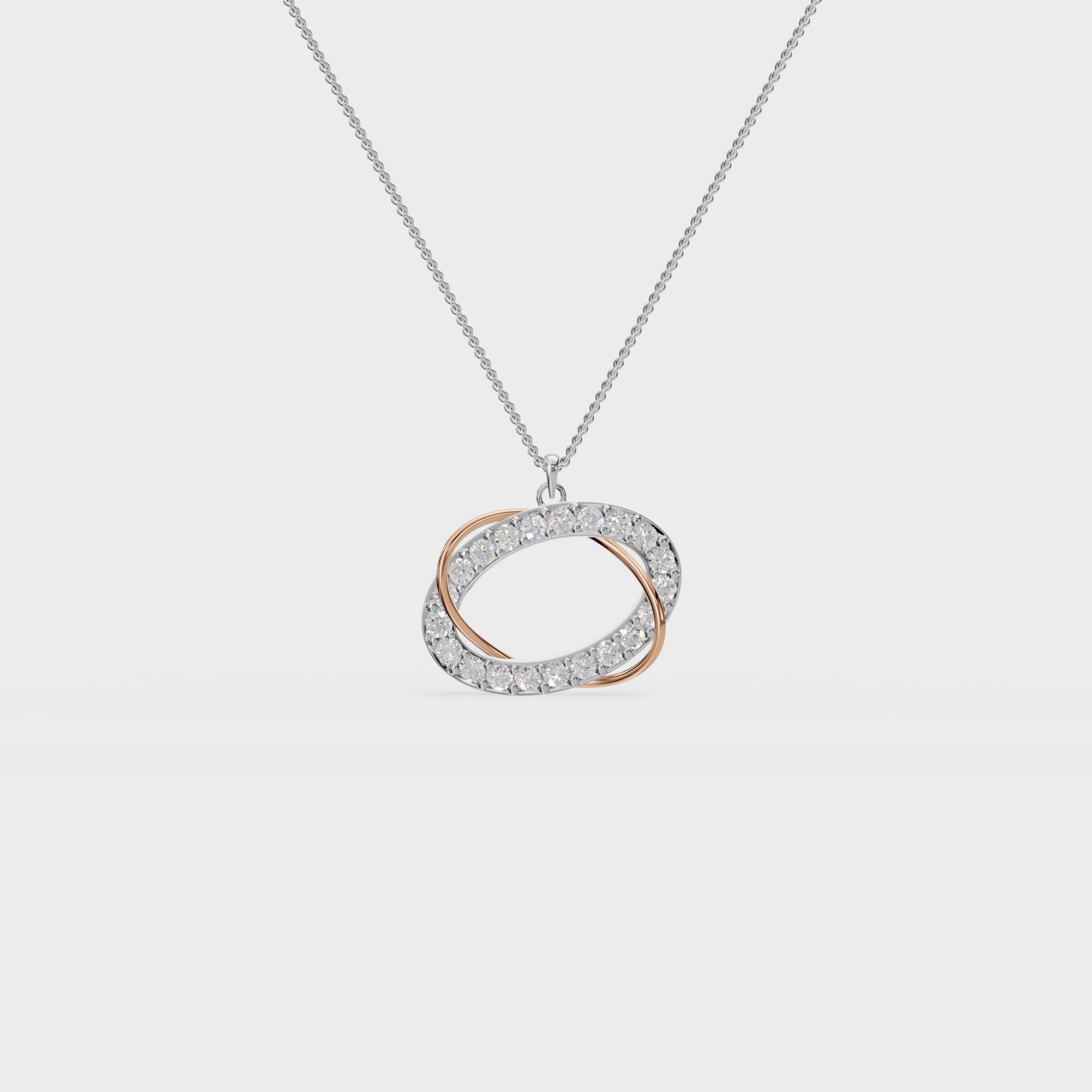 Celestial Orbit Diamond Pendant