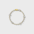 Elegant Round Cut Cubic Zirconia Tennis Bracelet