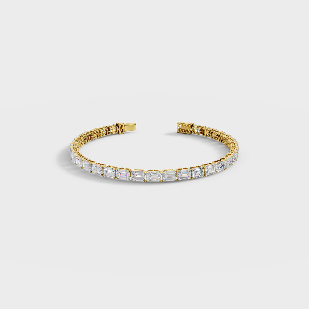 Classic Emerald Cut Diamond Bracelet