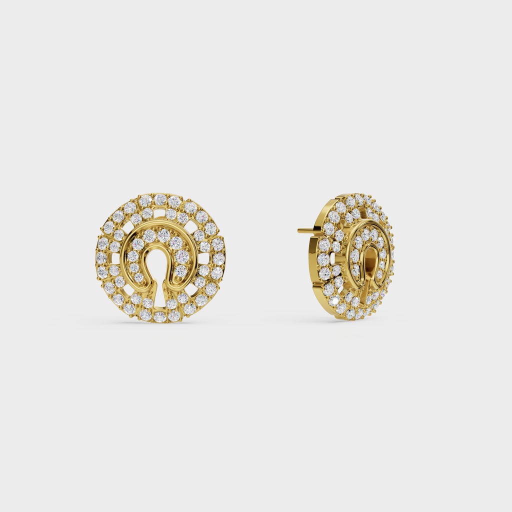 Sunburst Bloom Diamond Earrings