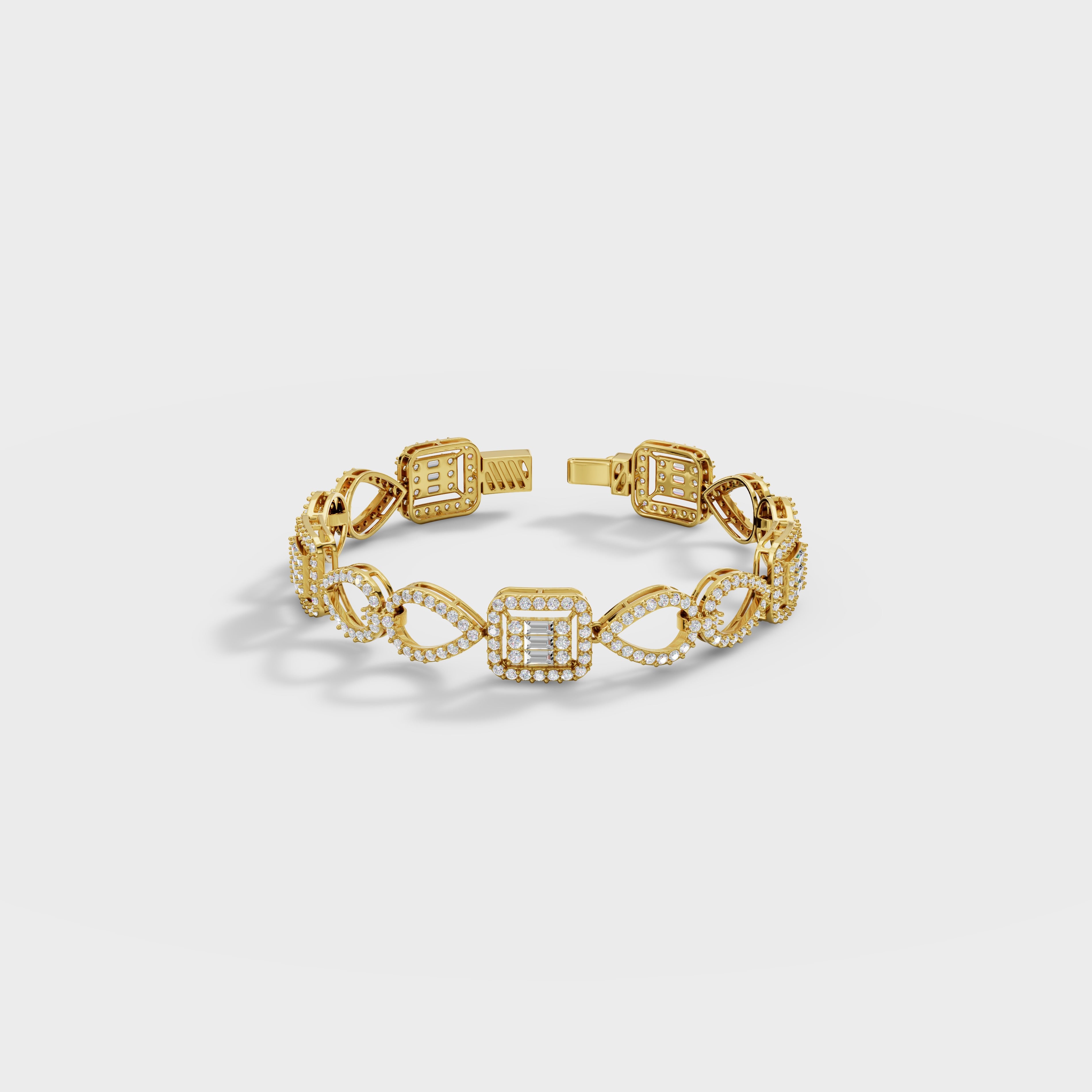 Quadrille Diamond Bracelet