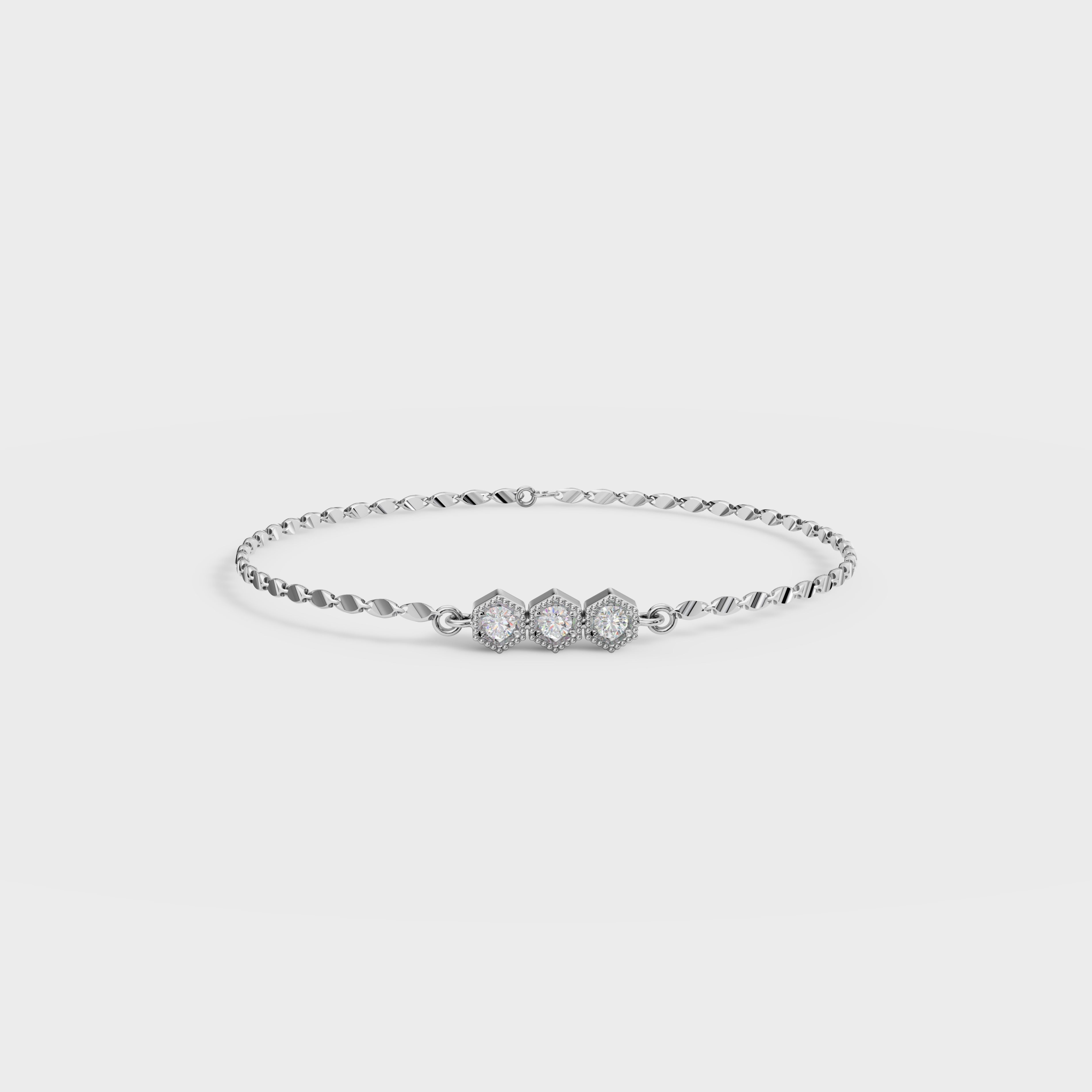 Dainty Diamond Bracelet
