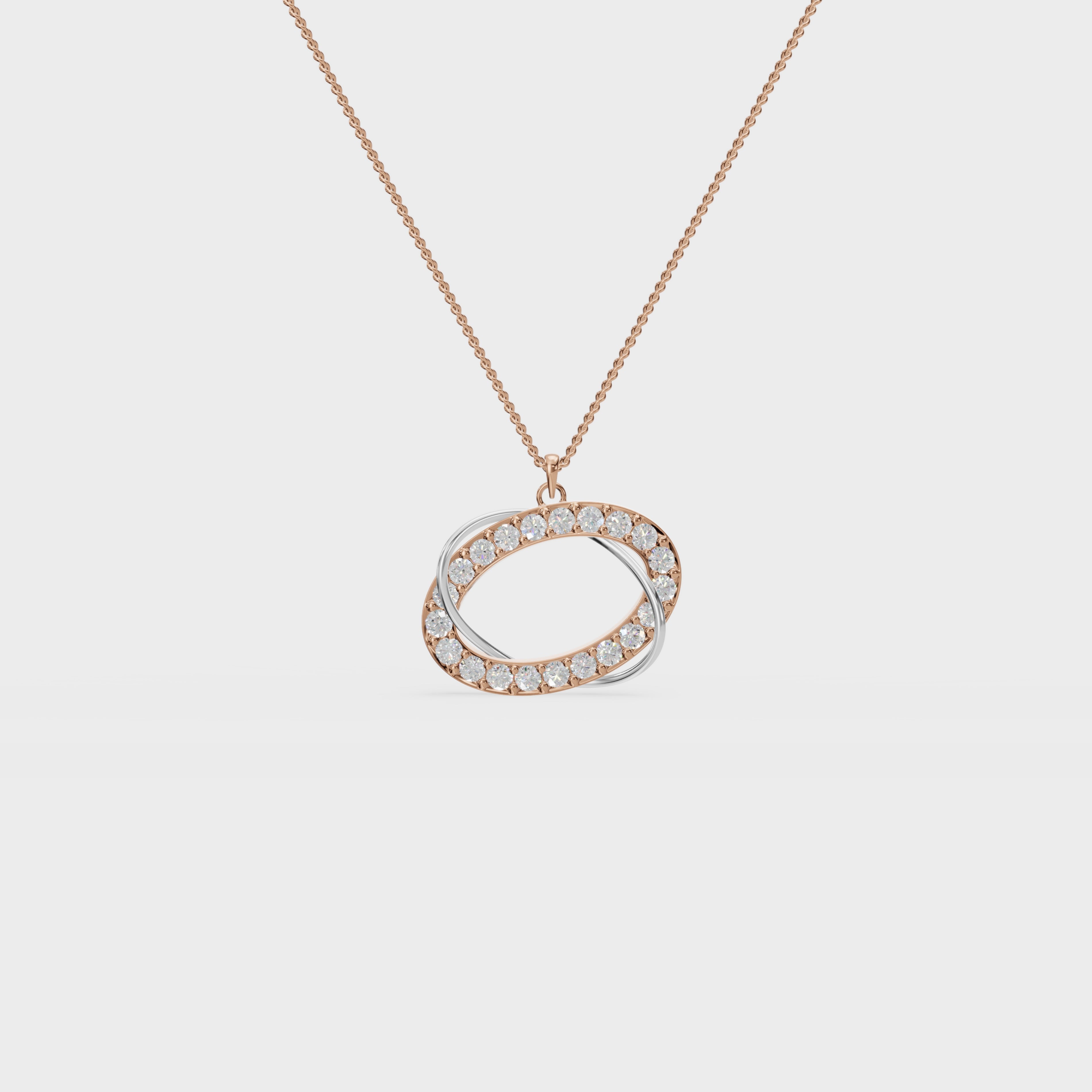 Celestial Orbit Diamond Pendant