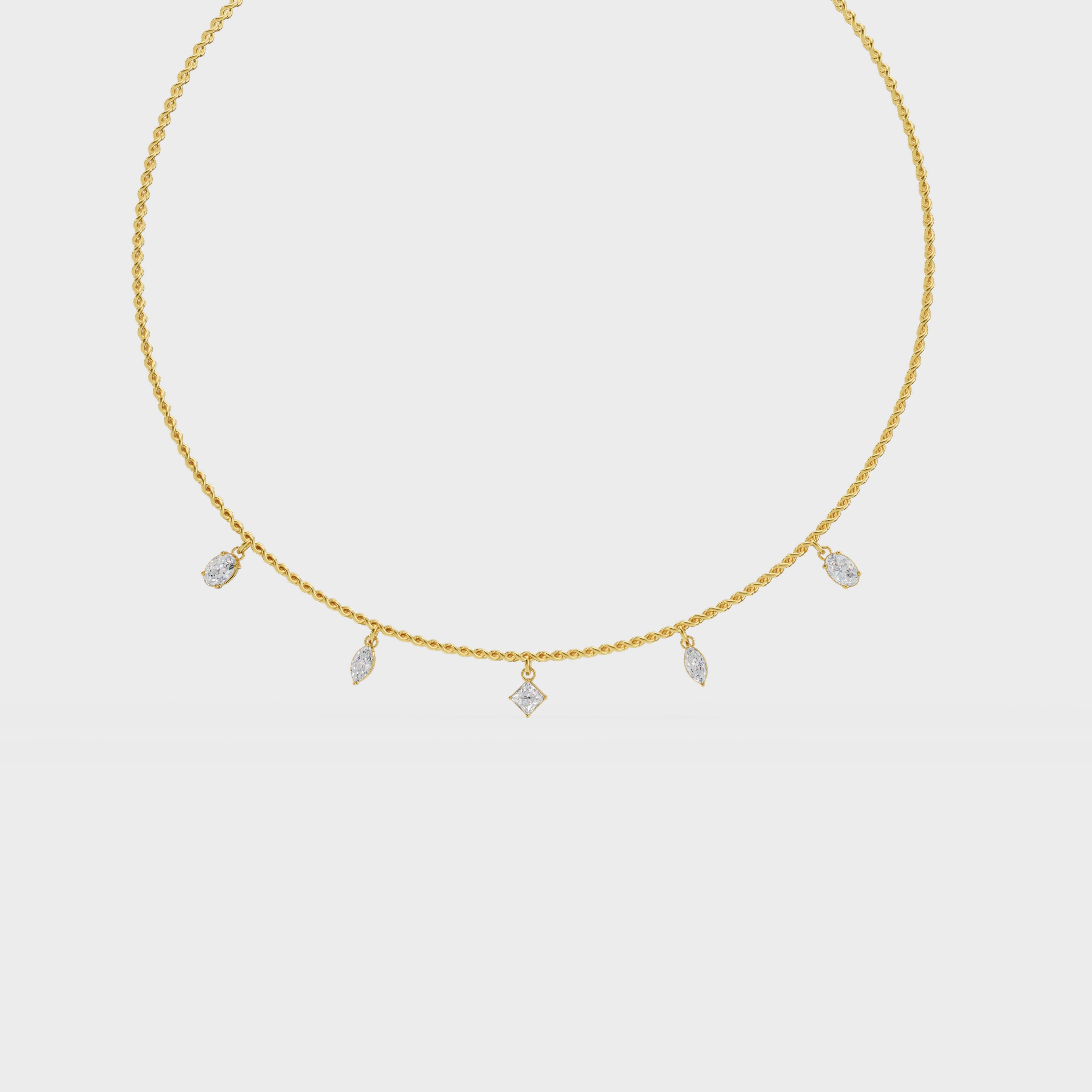 Dazzling constellation diamonds charm PWPE-20