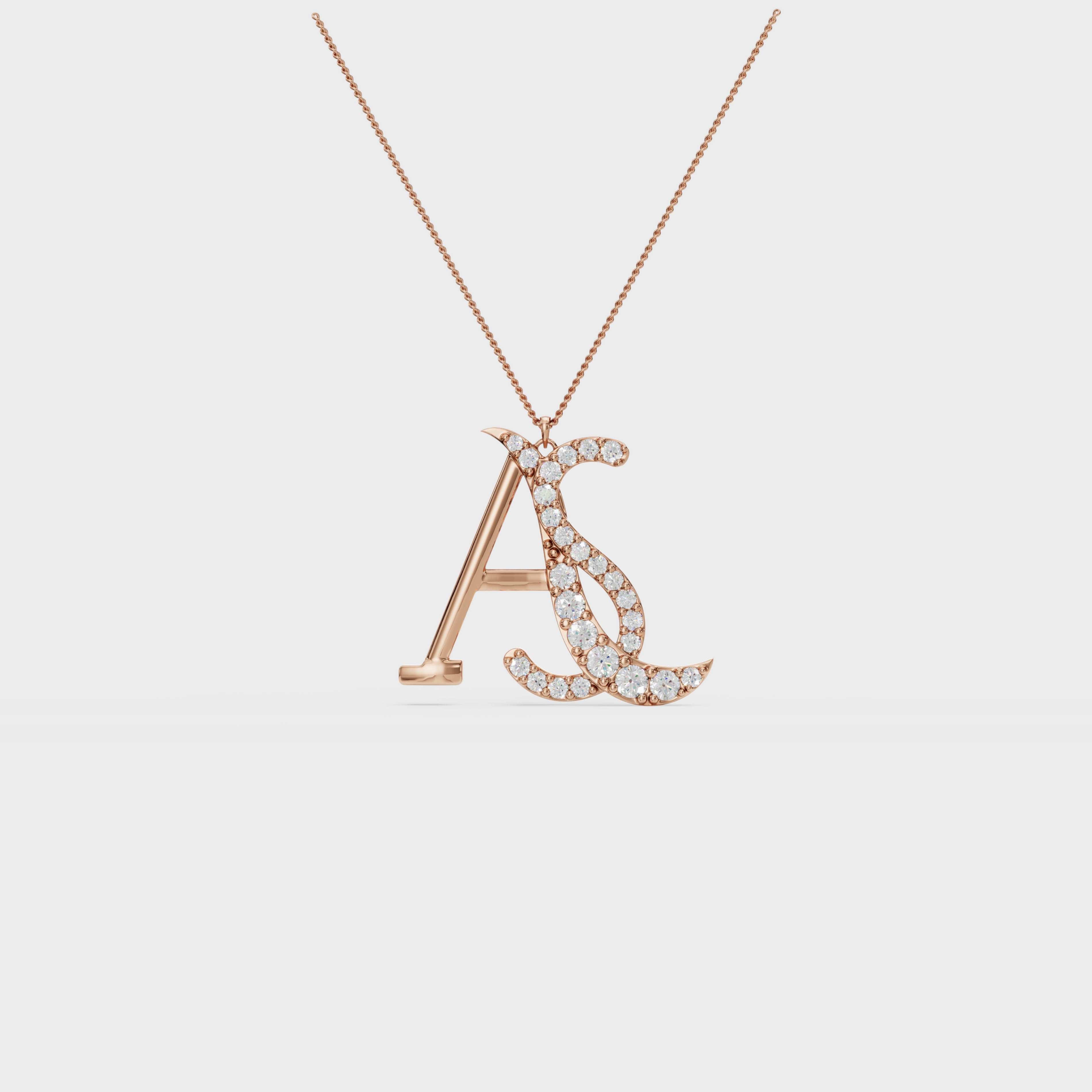 AS Initial Pendant
