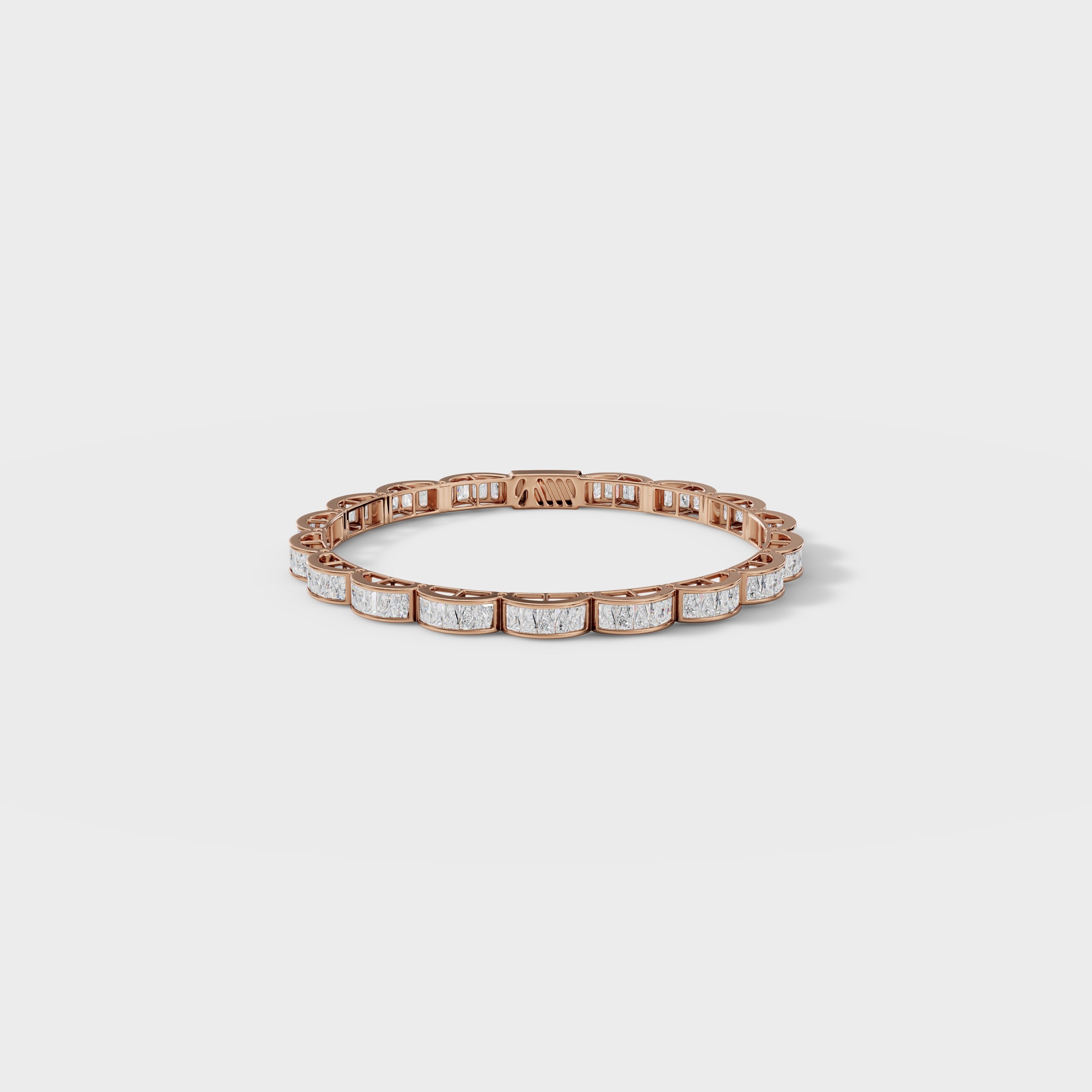 The Baguette Cut Brilliance Bracelet