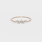 Sparkling Bezel Set Crystal Bracelet