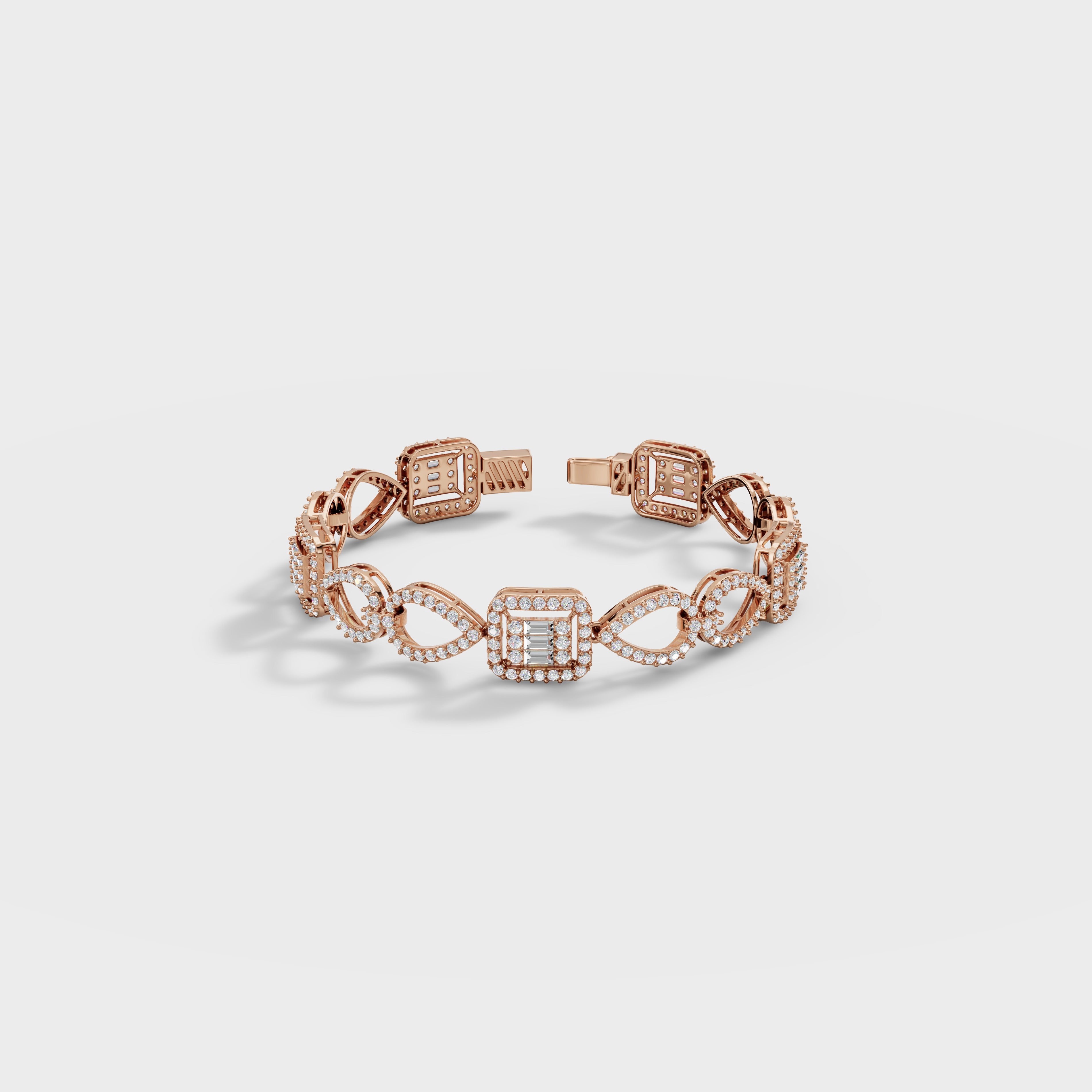 Quadrille Diamond Bracelet