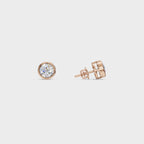 Bezal Round Stud Earrings