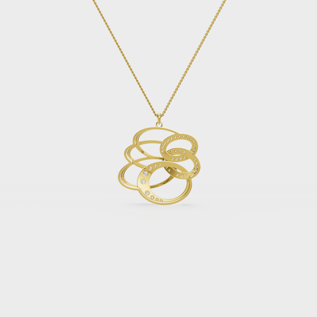 Figure Dual Swirl Pendant