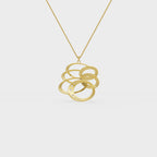 Figure Dual Swirl Pendant