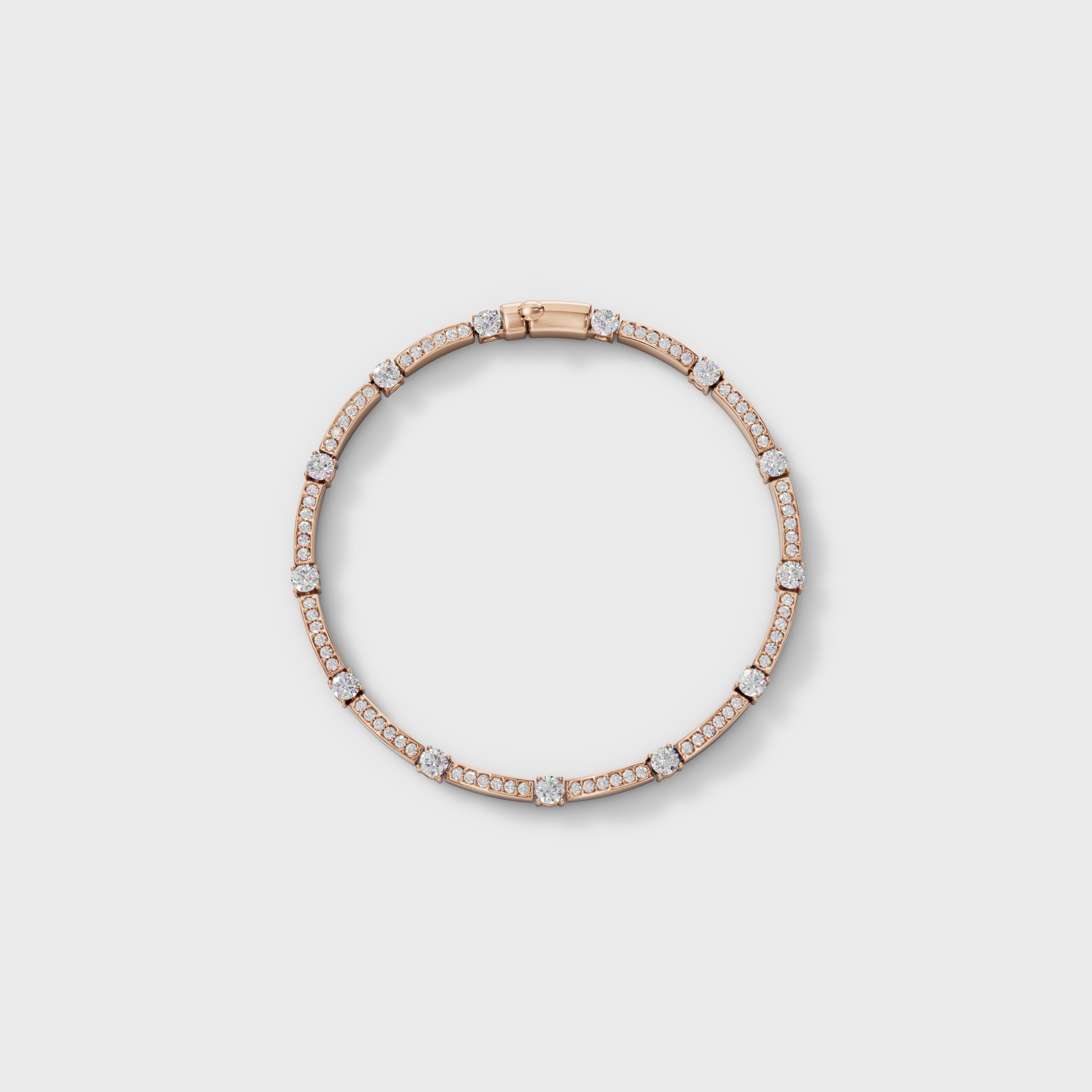 Diamond Station Cuff Bracelet