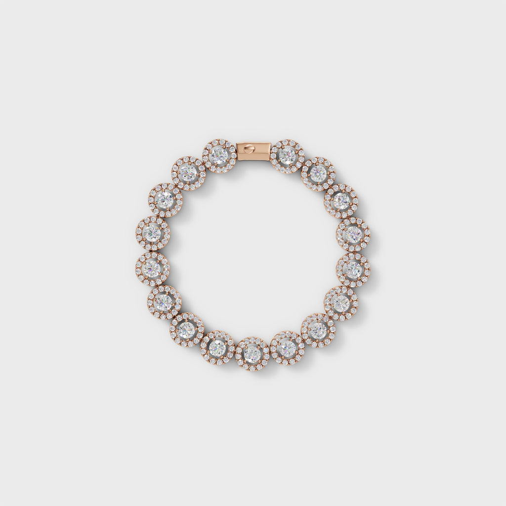 Halo Diamond Bracelet