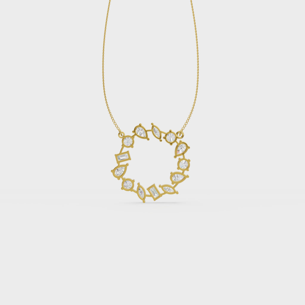 Celestial Orbit Diamond Pendant