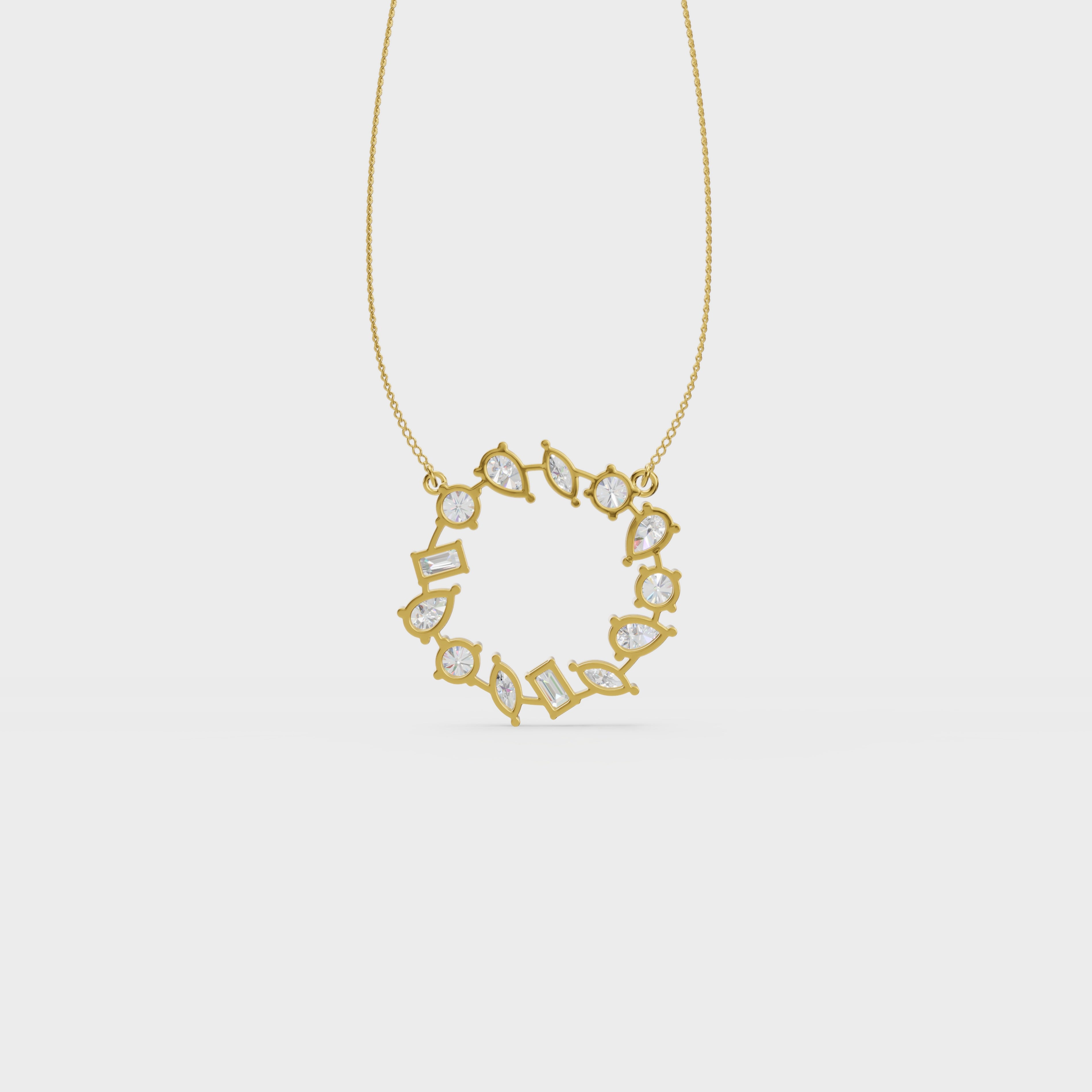 Celestial Orbit Diamond Pendant