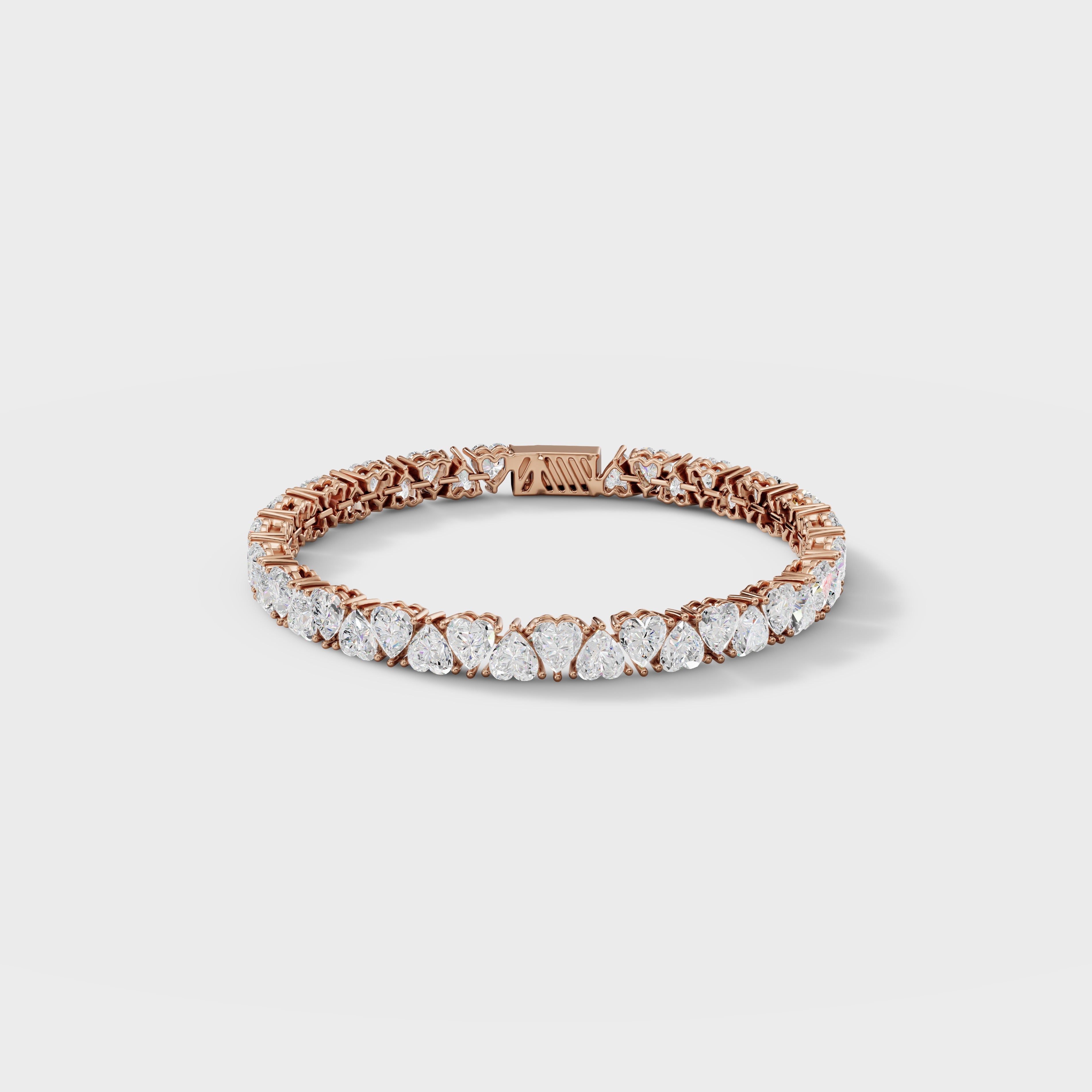 Heart On My Sleev Diamond Bracelet