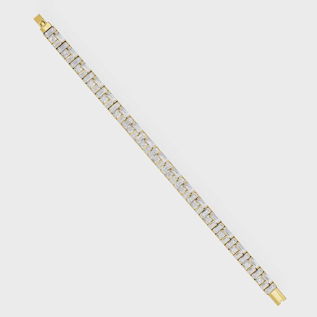Men's Baguette Diamond Bracelet