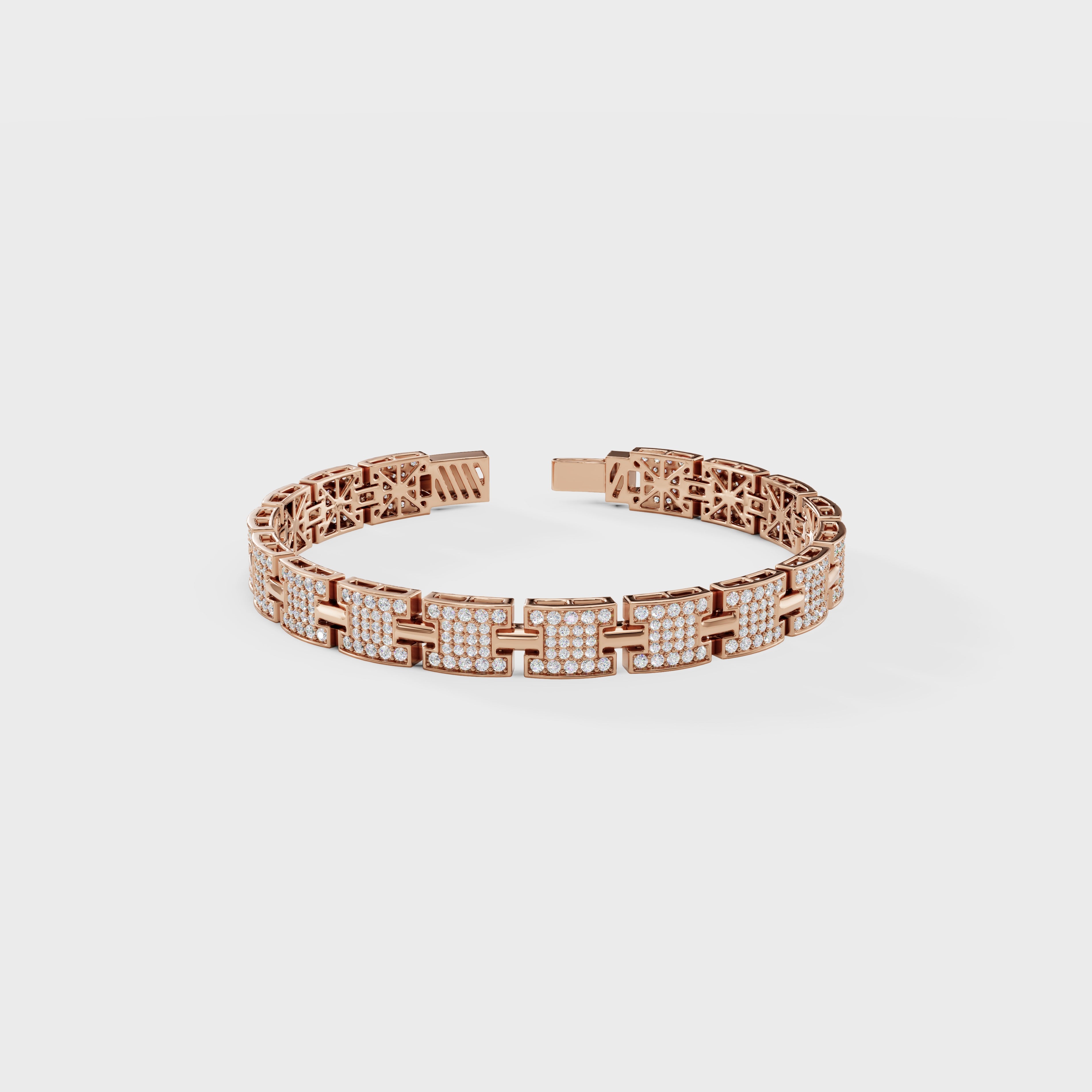 Aura Pave Link Bracelet
