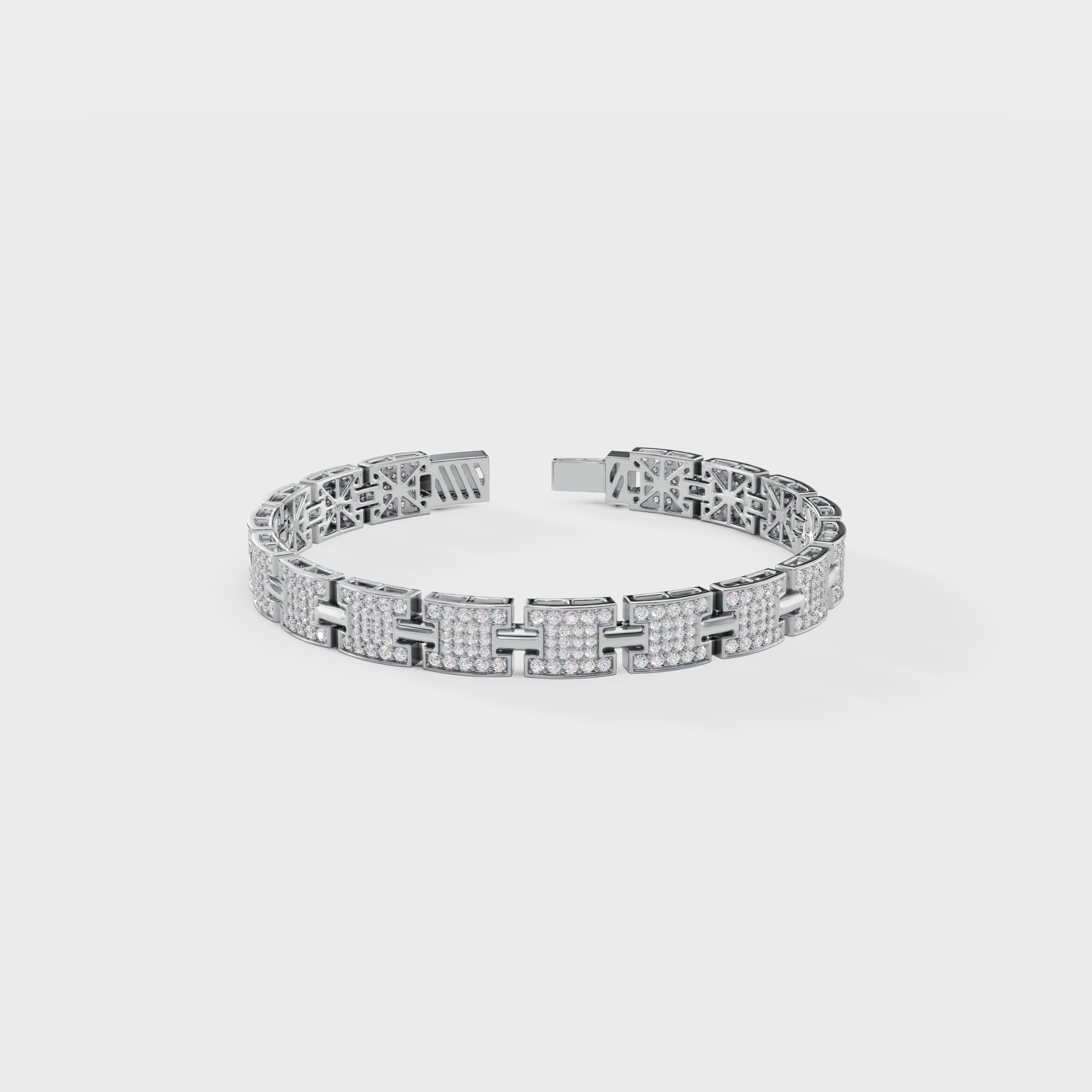 Aura Pave Link Bracelet