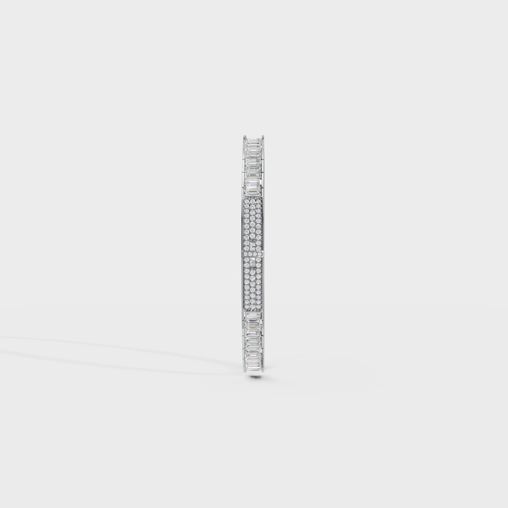 Eternity Baguette Luxe Men's Bangle