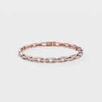 Dual-Tone Link Charm Bracelet