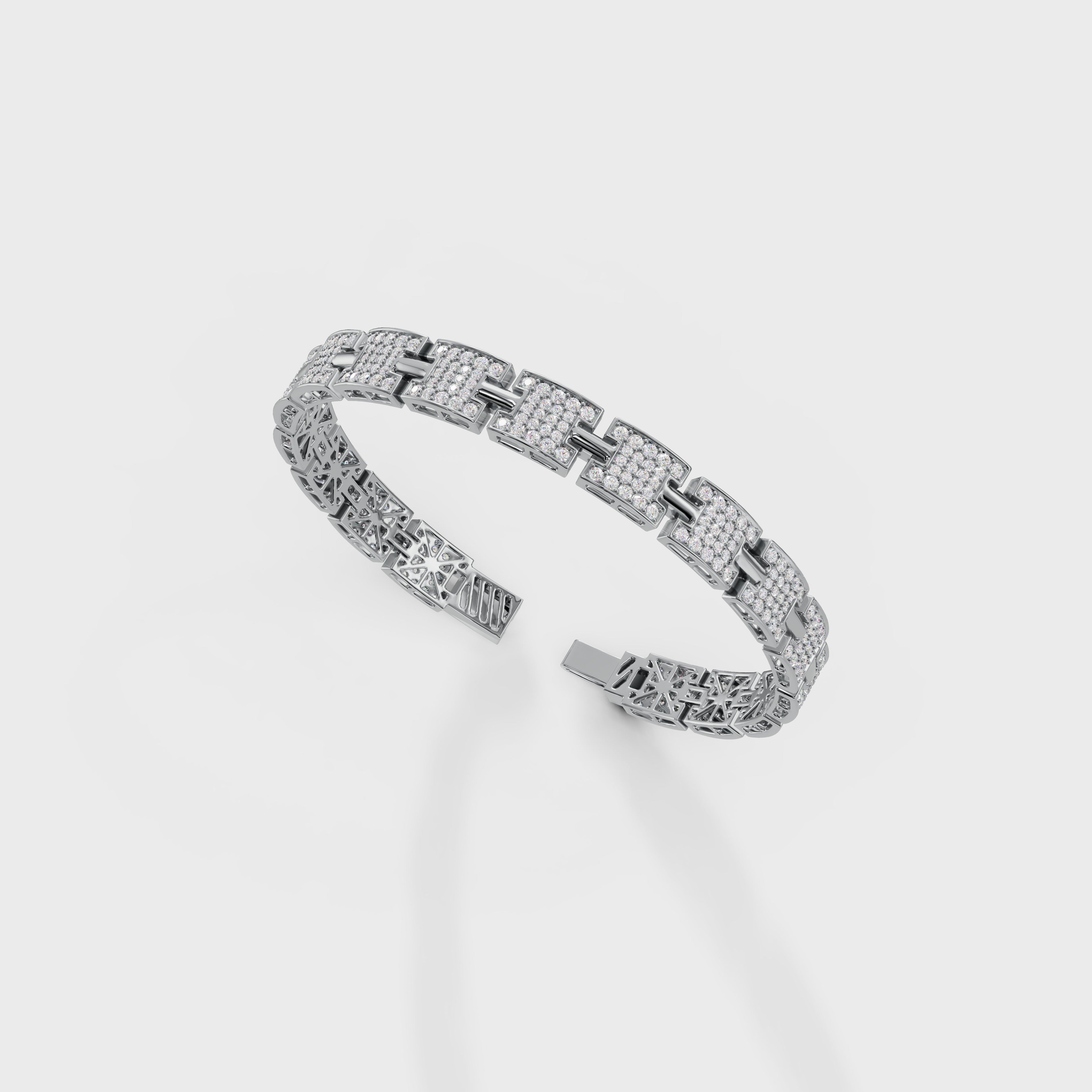 Aura Pave Link Bracelet