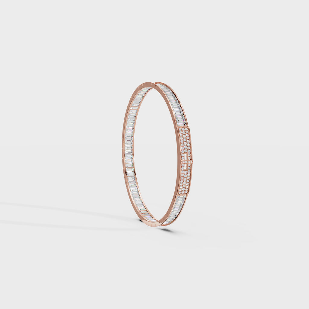 Eternity Baguette Luxe Men's Bangle