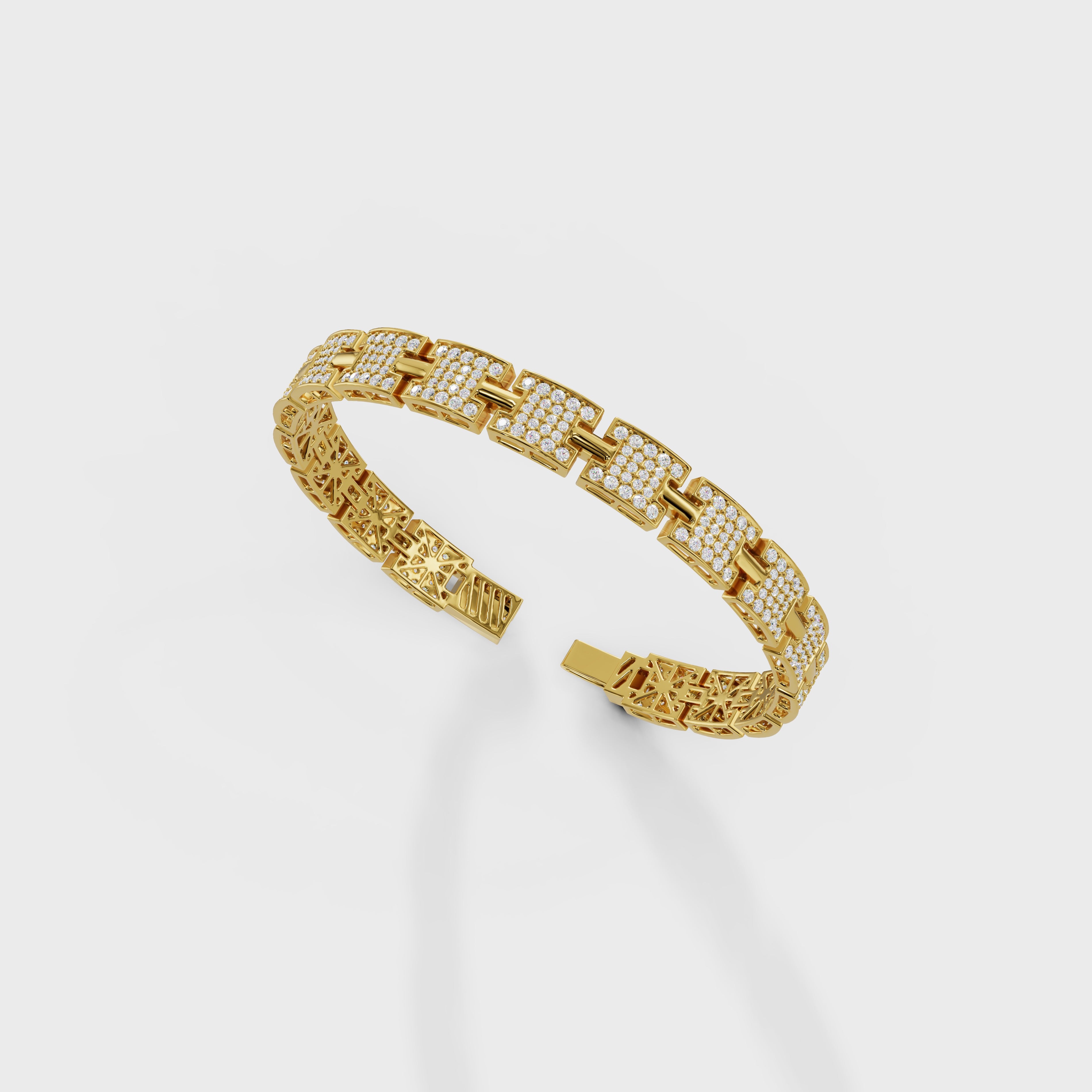 Aura Pave Link Bracelet