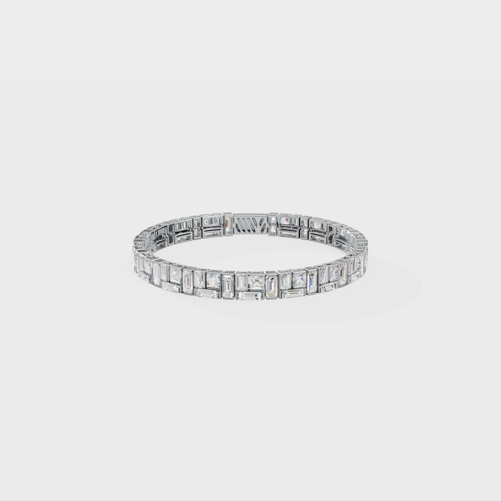 Men's Baguette Diamond Bracelet