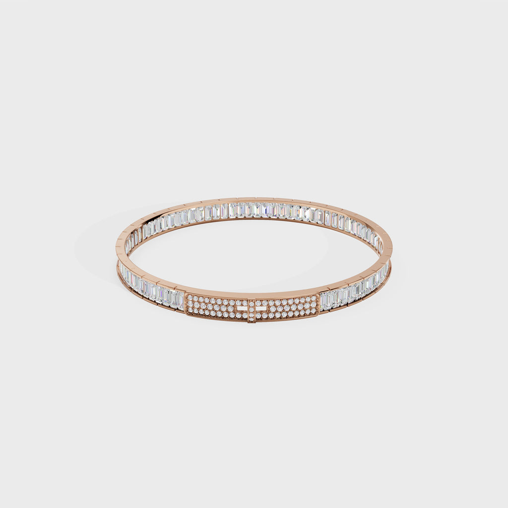 Eternity Baguette Luxe Men's Bangle