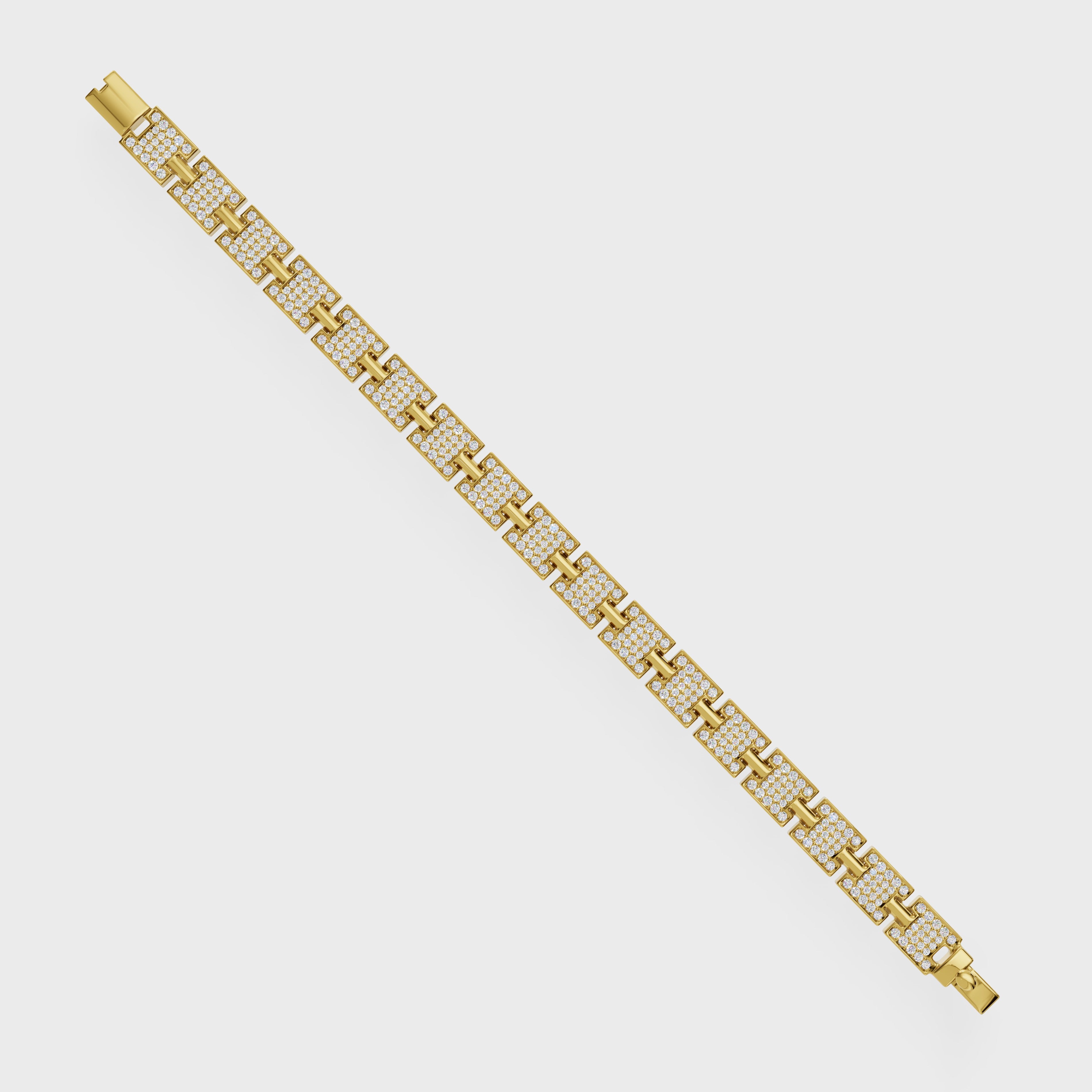 Aura Pave Link Bracelet
