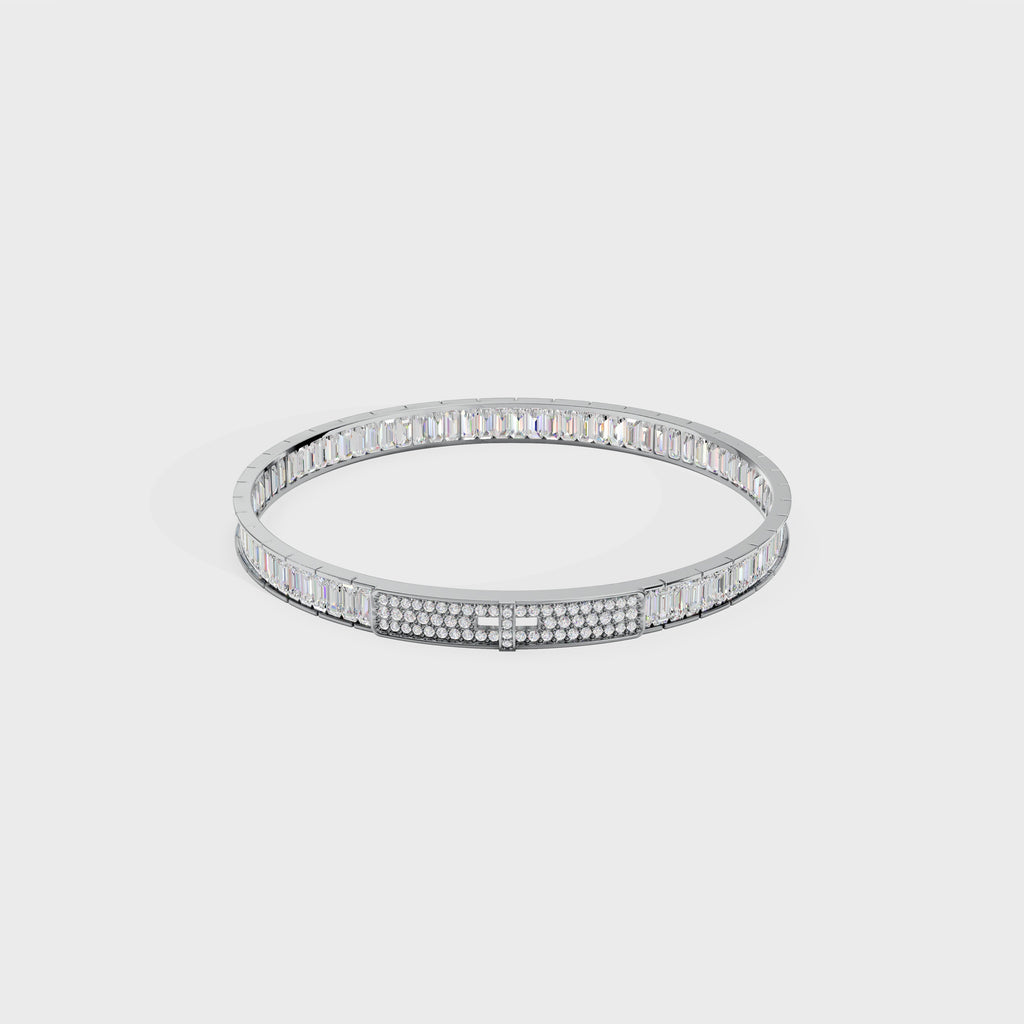Eternity Baguette Luxe Men's Bangle
