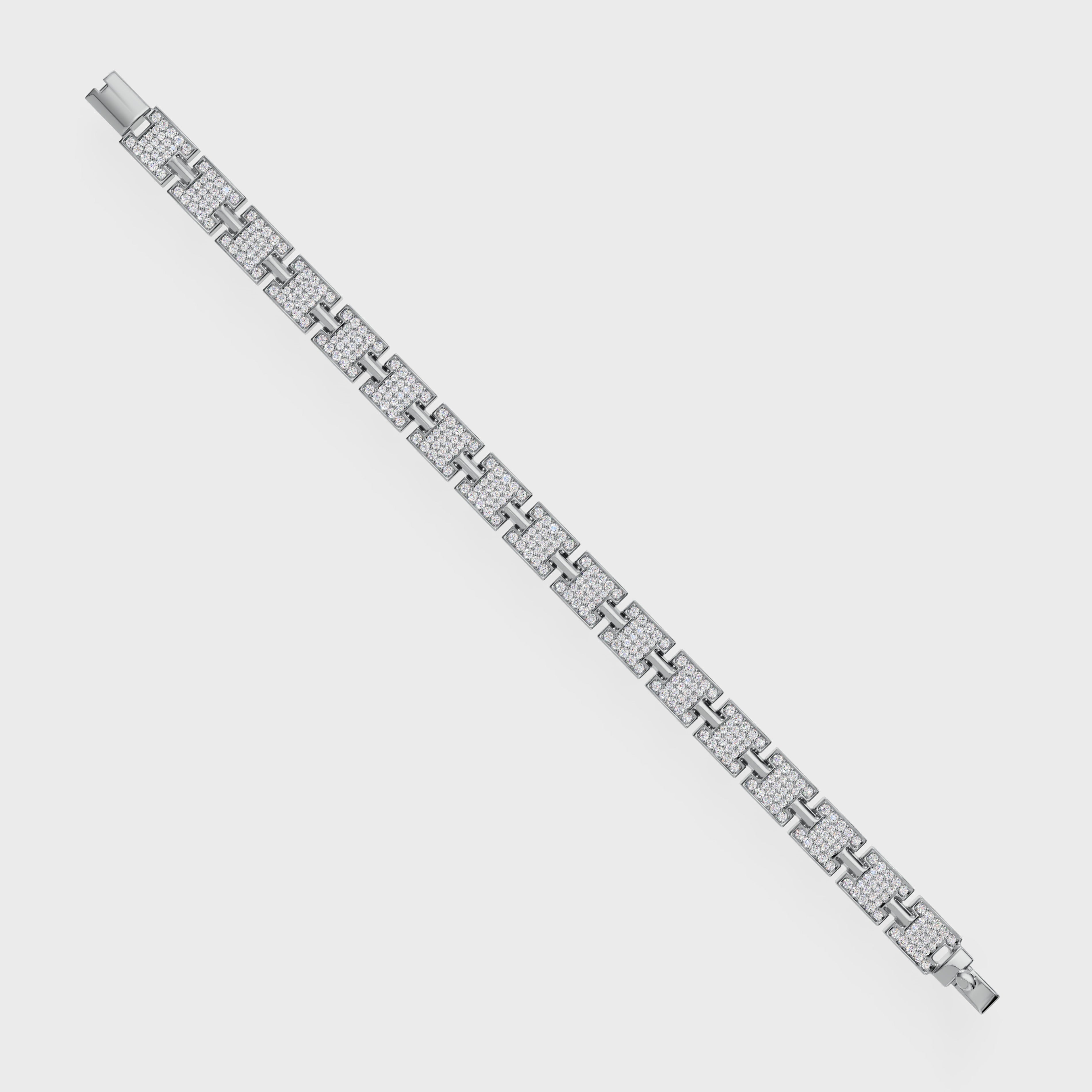 Aura Pave Link Bracelet