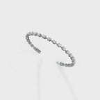 Prong-Set Diamond Tennis Cuff