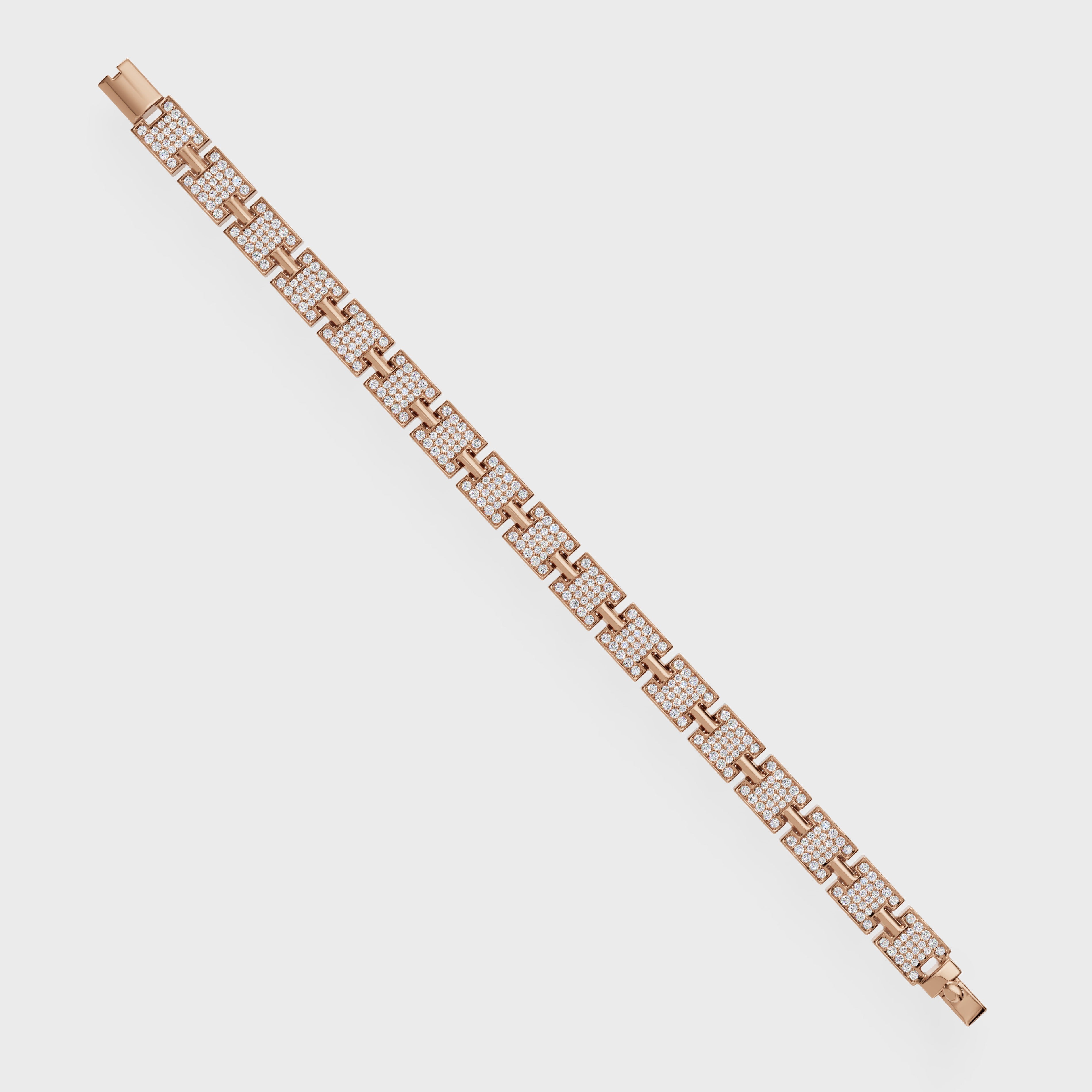 Aura Pave Link Bracelet