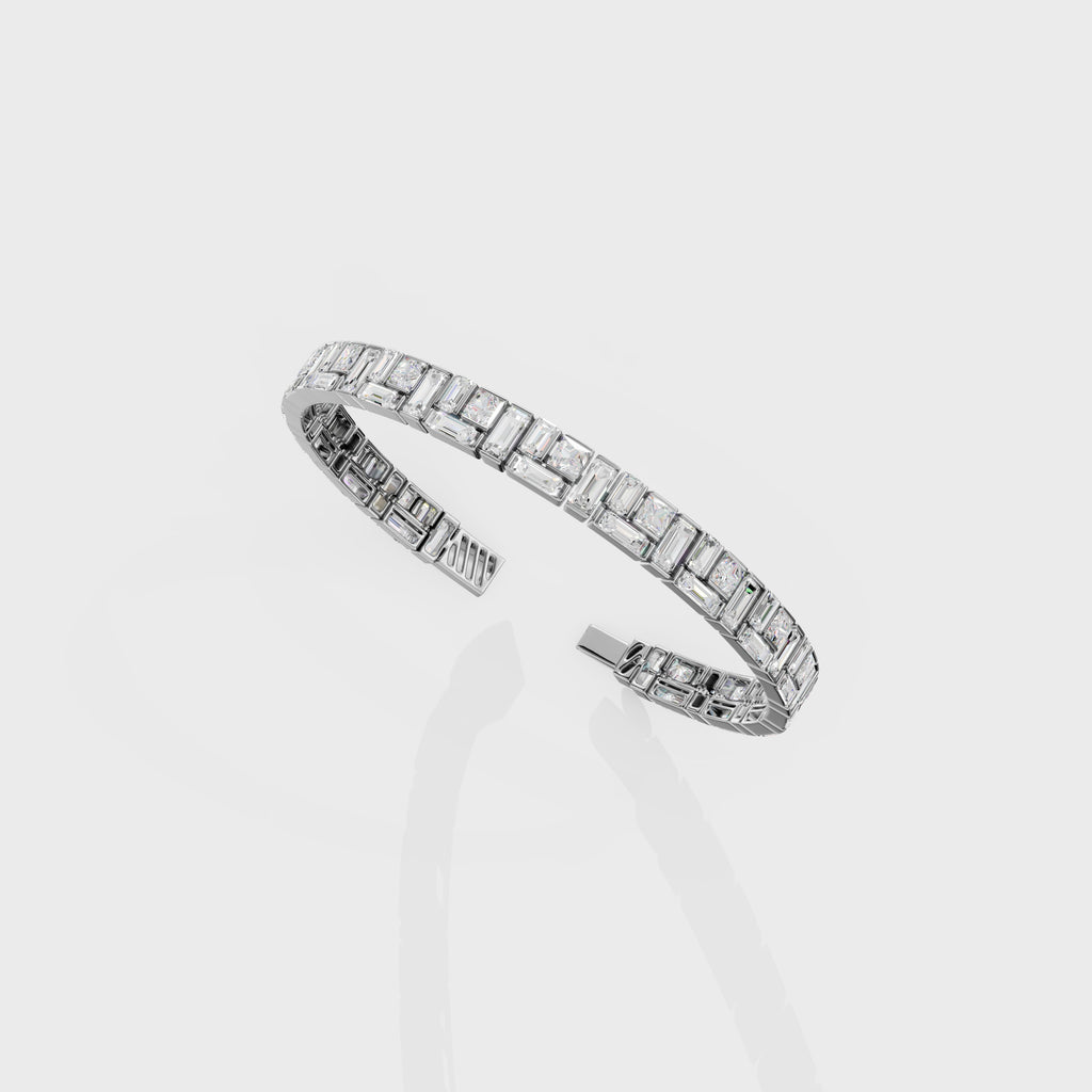 Men's Baguette Diamond Bracelet