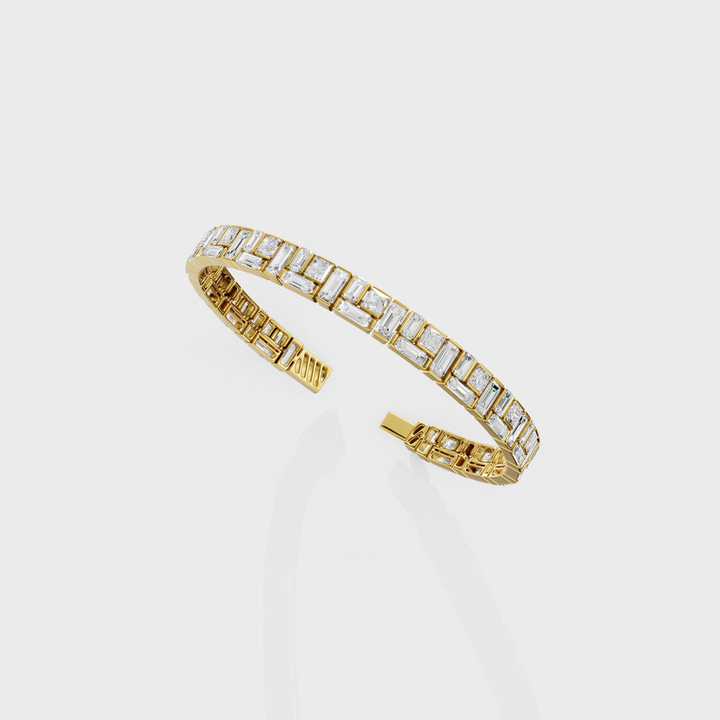 Men's Baguette Diamond Bracelet