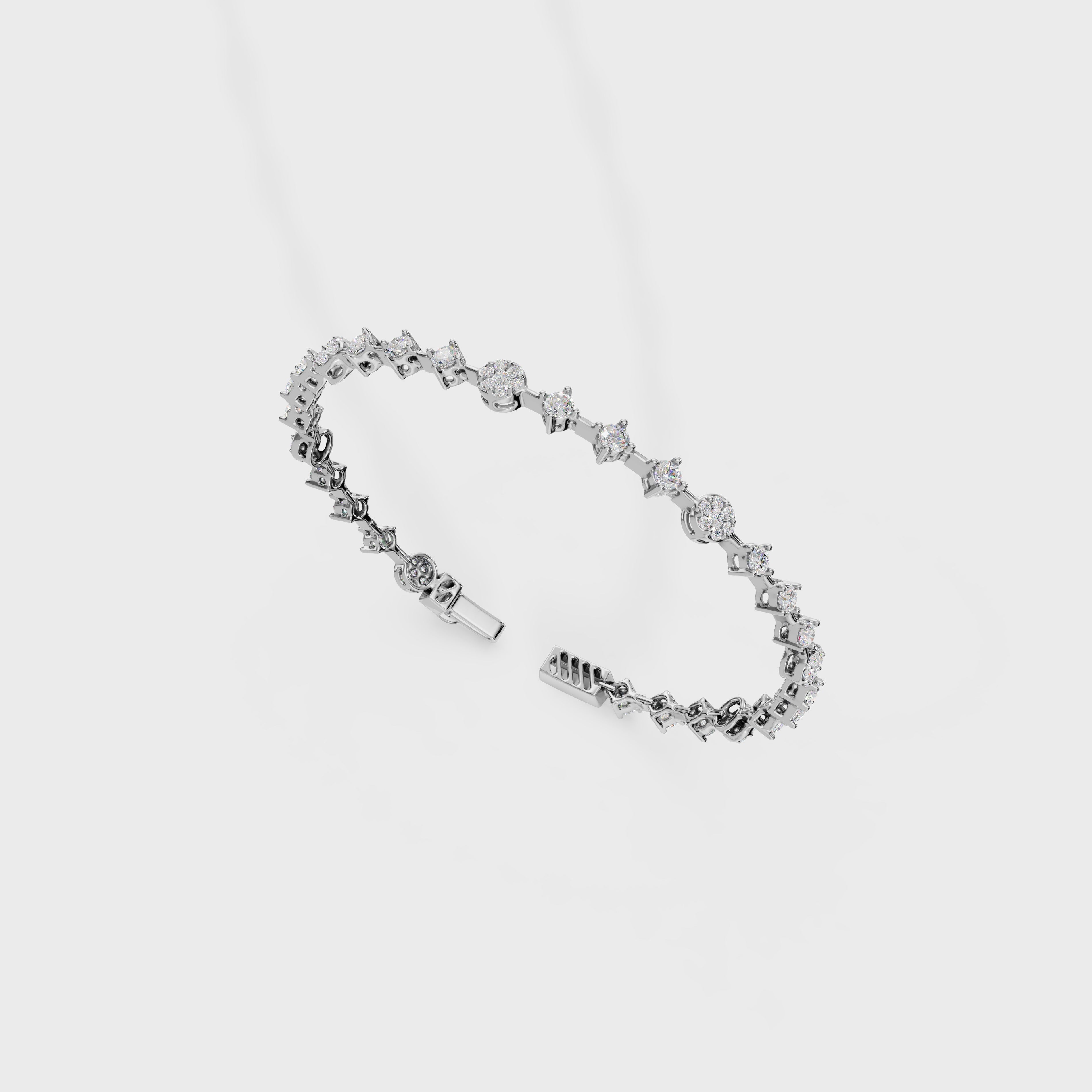 Subtle Shine iamond Tennis Bracelet