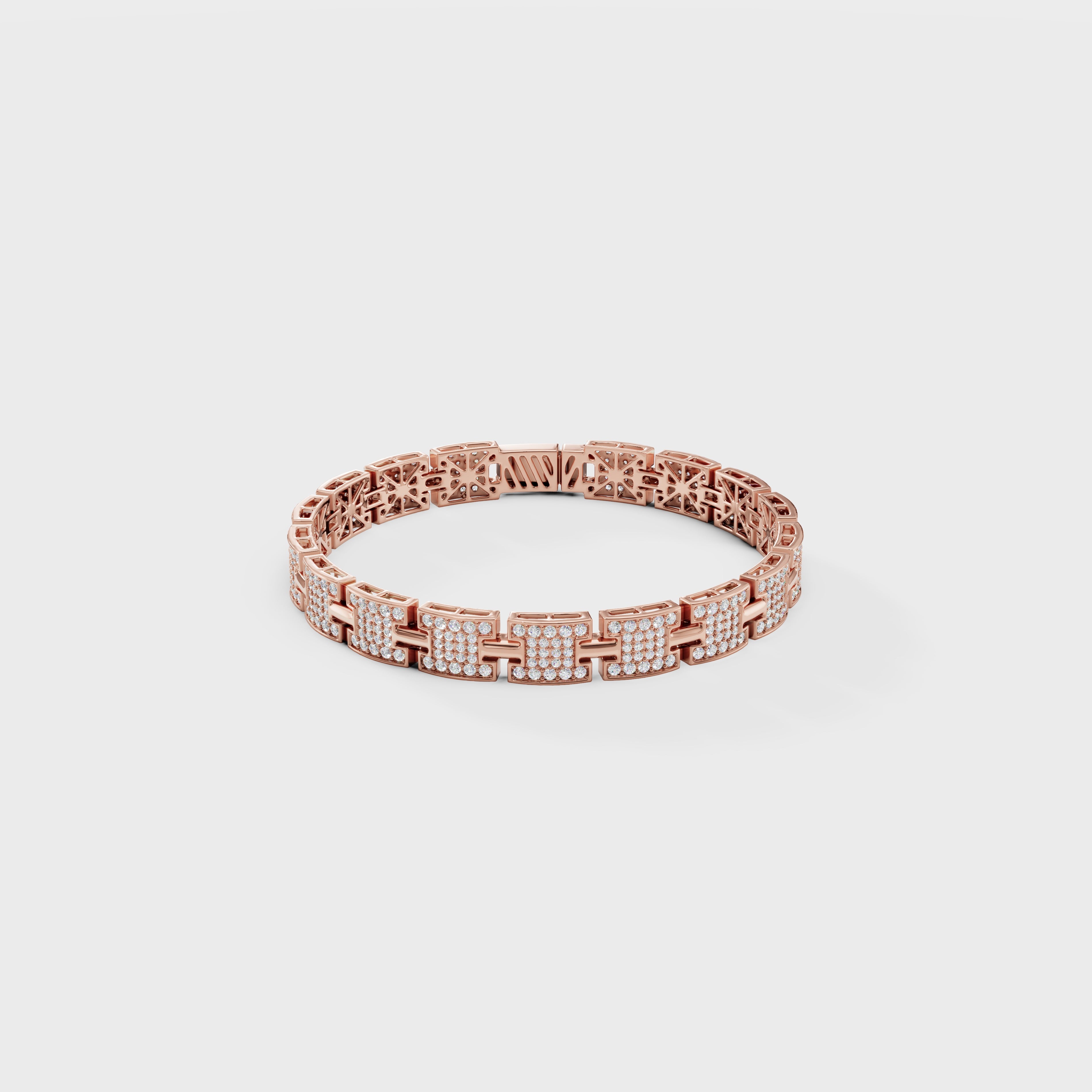 Aura Pave Link Bracelet
