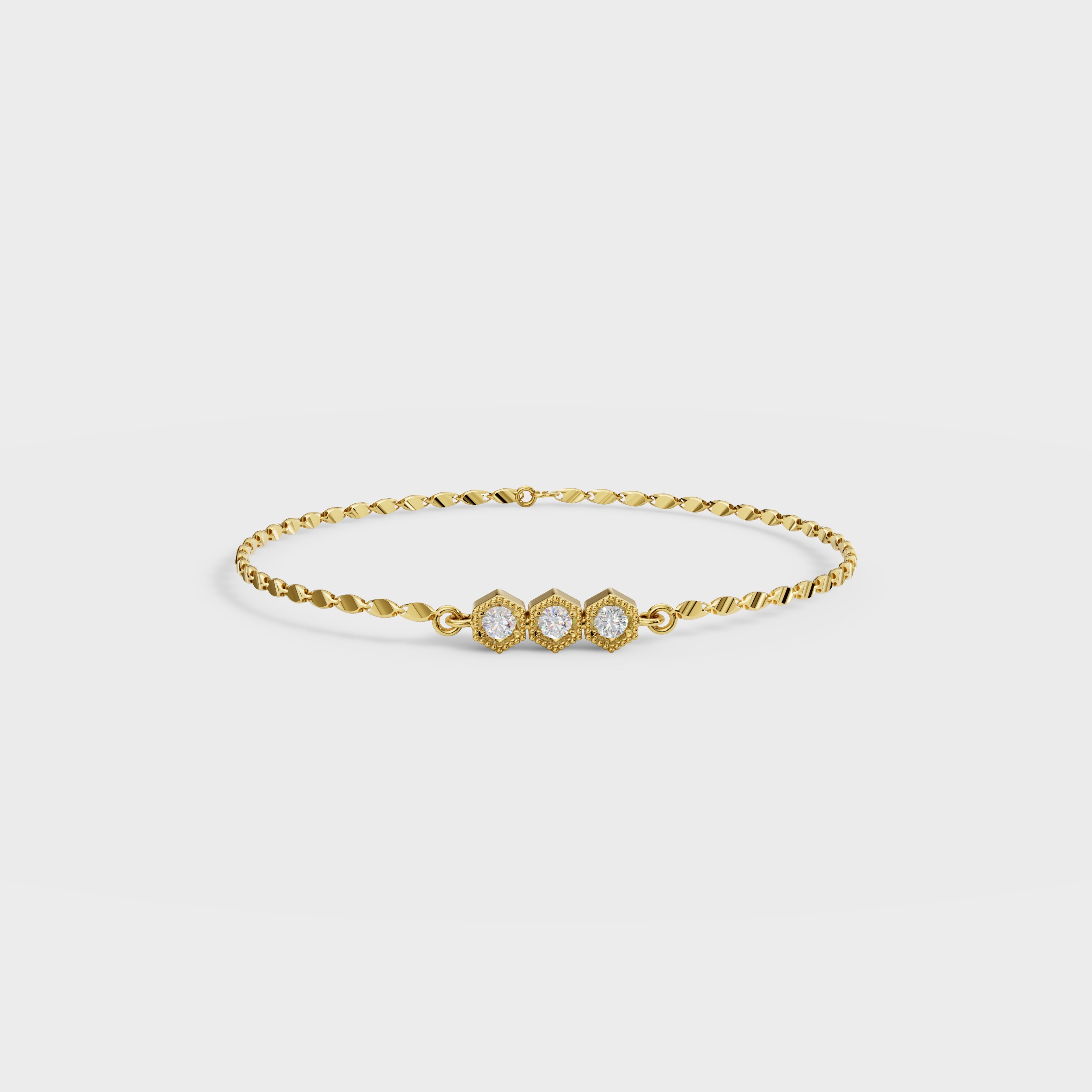 Dainty Diamond Bracelet