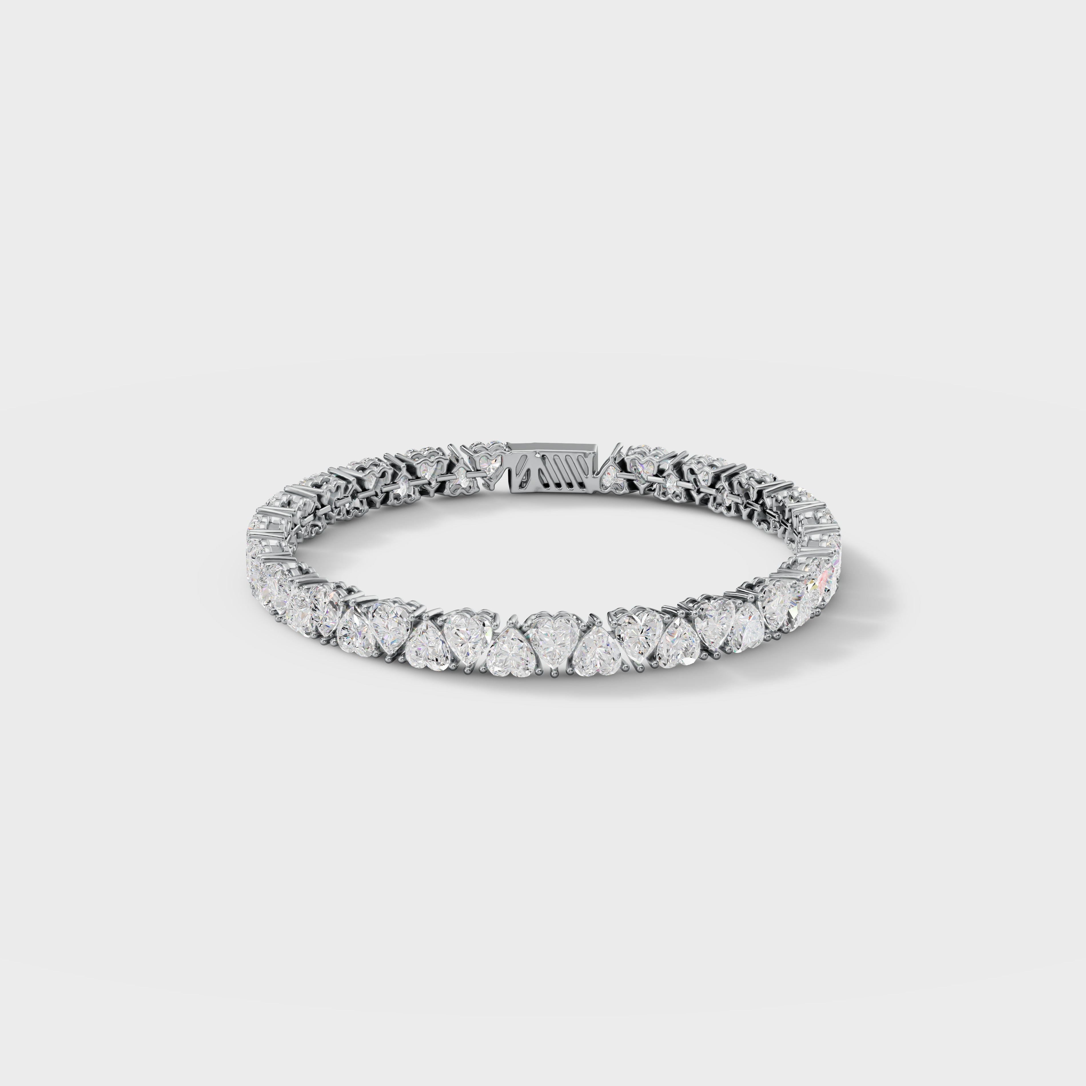 Heart On My Sleev Diamond Bracelet