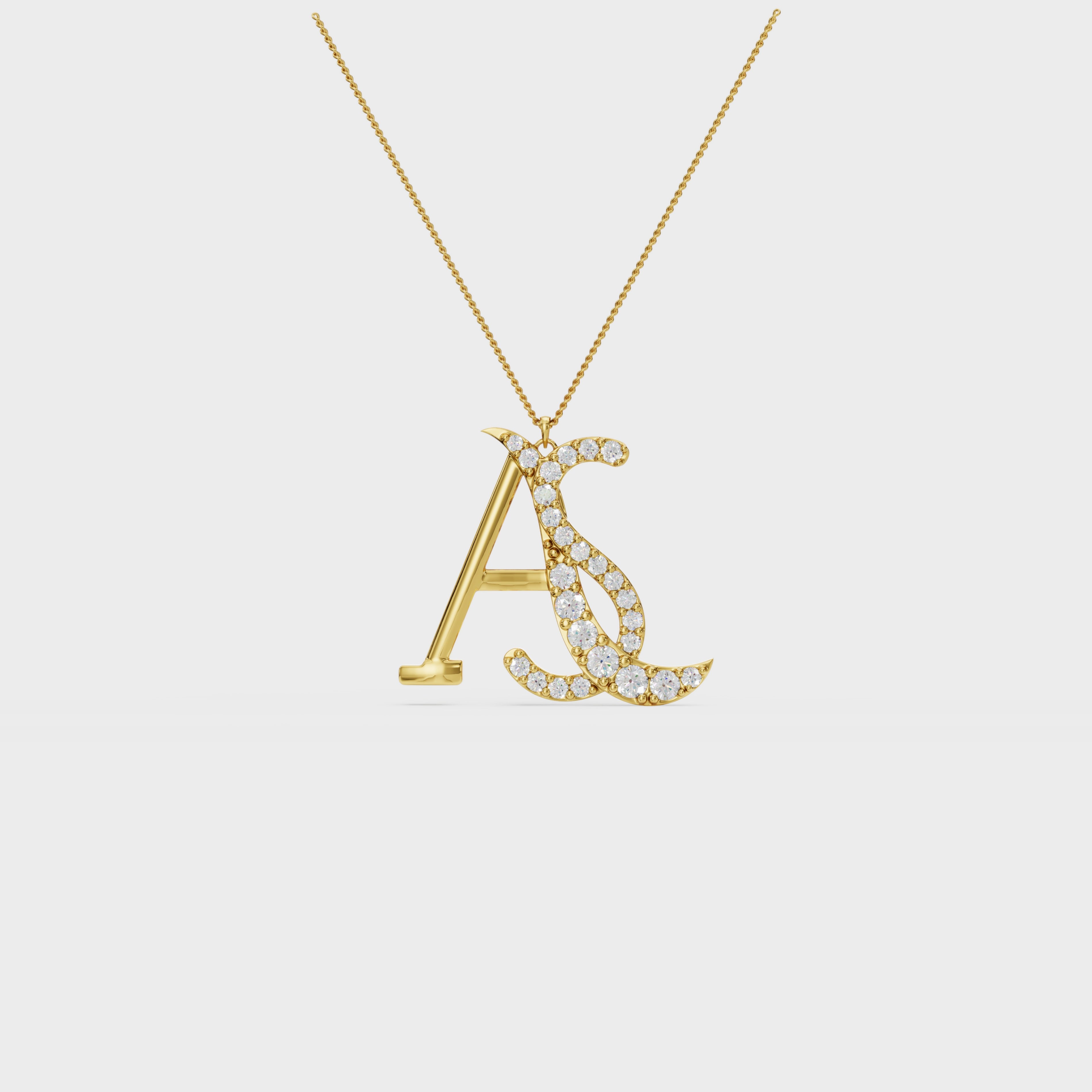 AS Initial Pendant