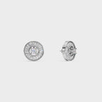 Radial Baguette Diamond Studs Earrings